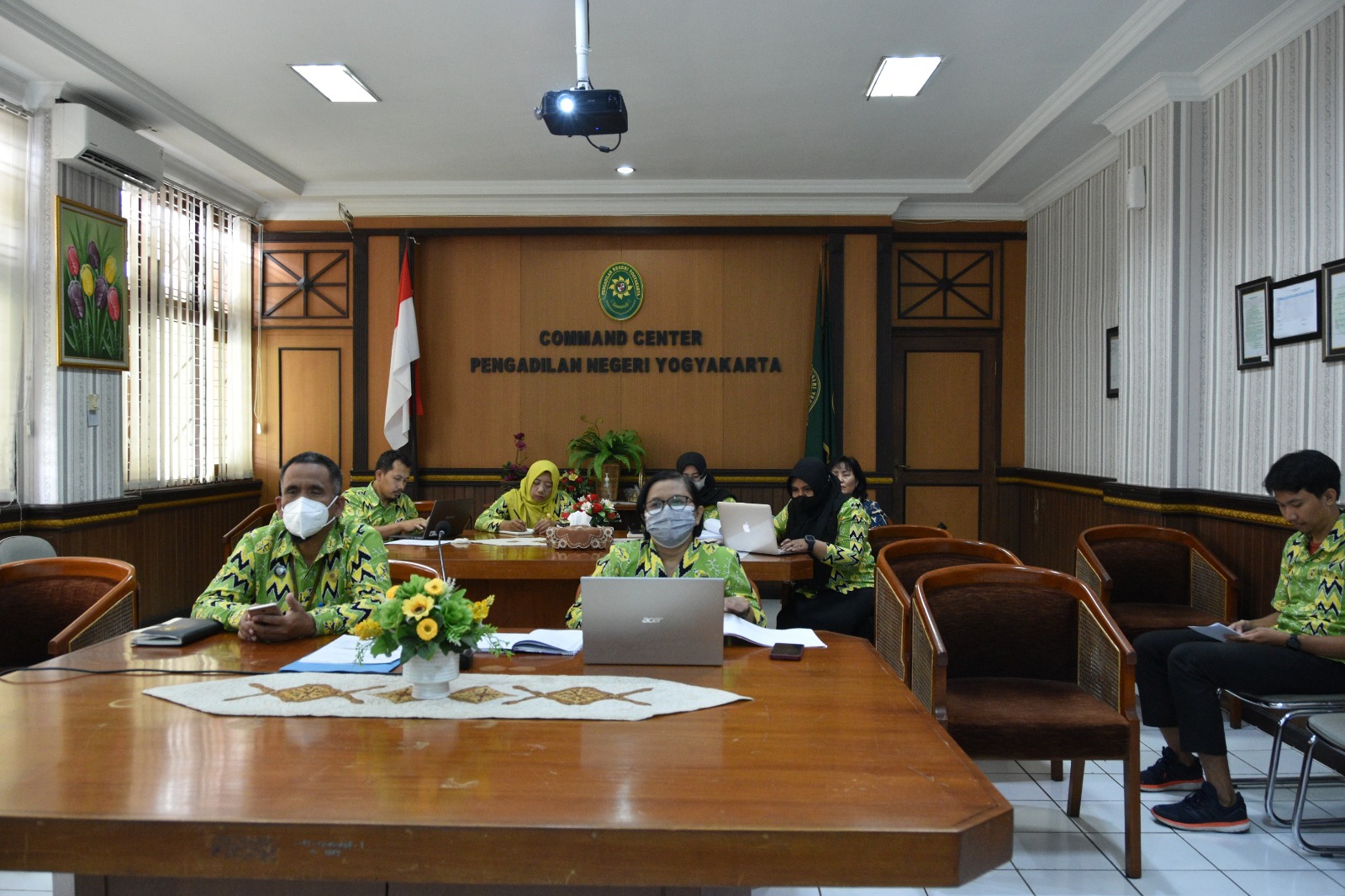 Pengadilan Negeri Yogyakarta Mengikuti Sosialisasi Monev Keterbukaan Informasi Badan Publik se-DIY Tahun 2023