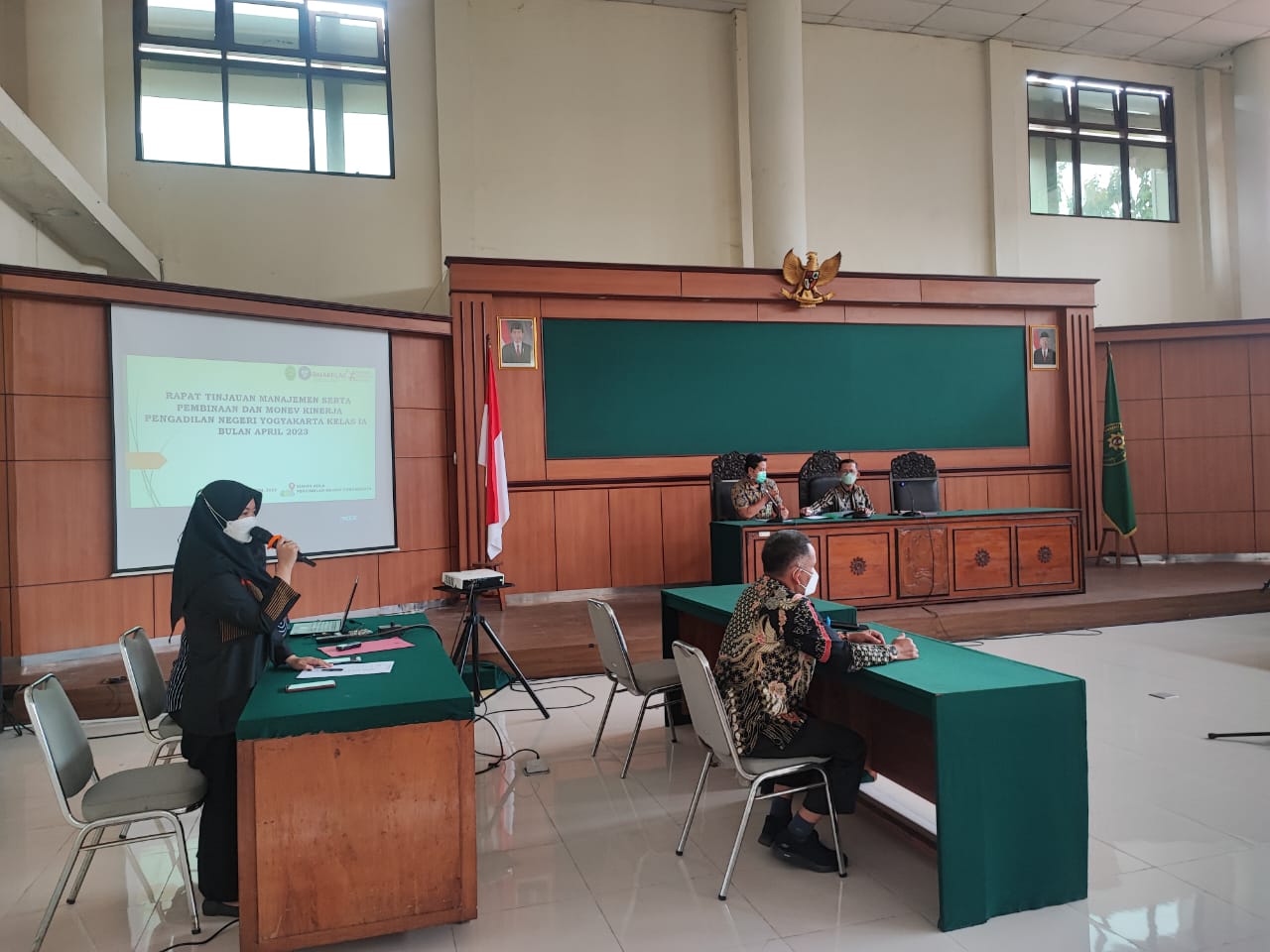 RTM serta Pembinaan dan Monev Kinerja Pengadilan Negeri Yogyakarta April 2023