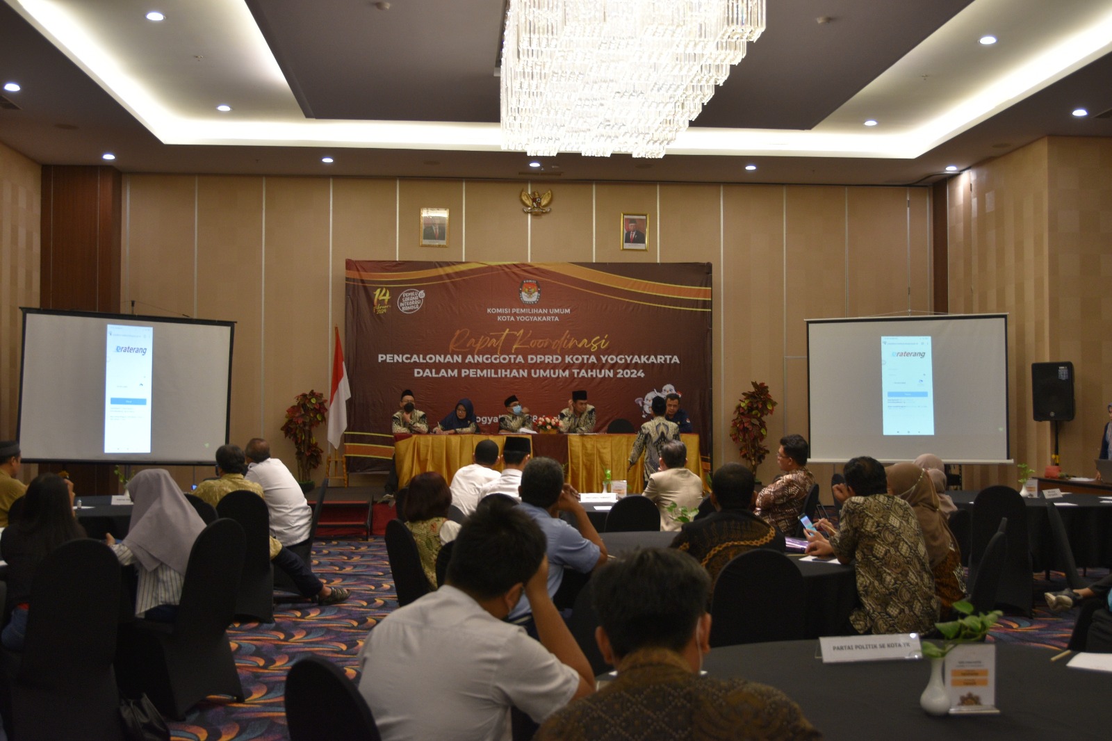 Ketua Pengadilan Negeri Yogyakarta Menghadiri Rapat Koordinasi Pencalonan Anggota DPRD Kota Yogyakarta Pemilu Tahun 2024