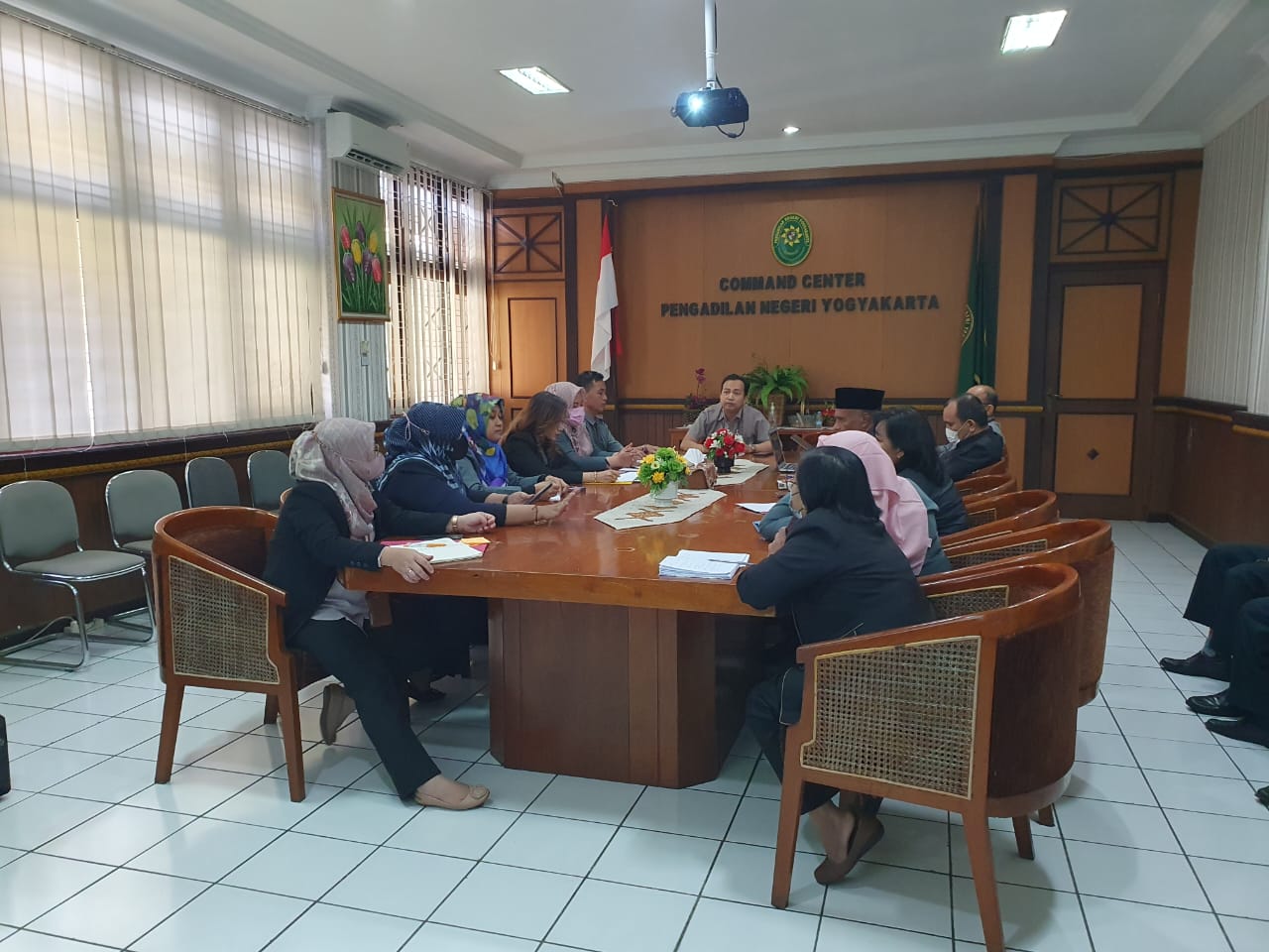 Rapat Koordinasi dan Monev SIPP Pengadilan Negeri Yogyakarta