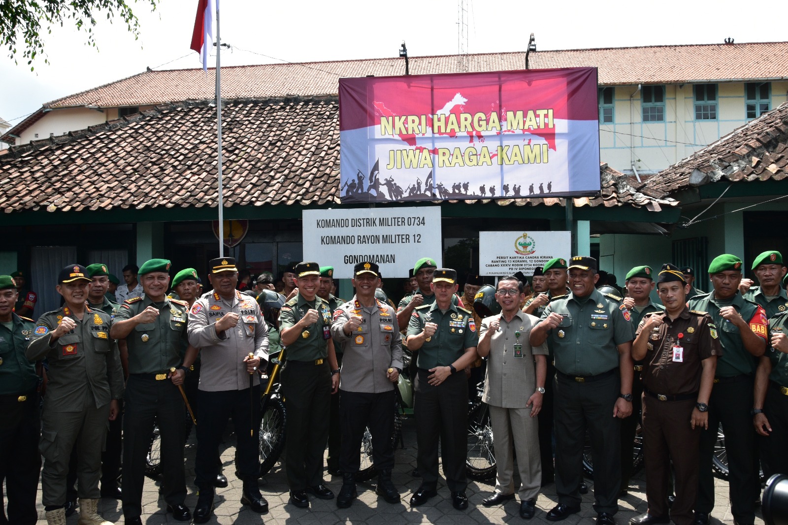 Ketua Pengadilan Negeri Yogyakarta Menghadiri Acara Kunjungan Kerja Menteri Pertahanan RI ke Kodim 0734/Kota Yogyakarta