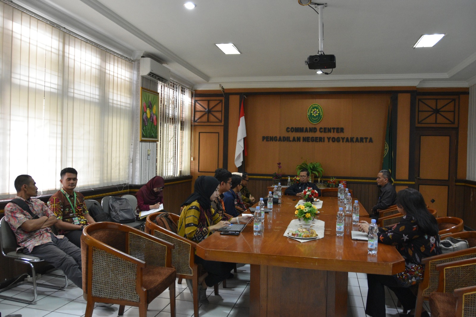 Pengadilan Negeri Yogyakarta Mendapatkan Kunjungan dari Tim Biro Perencanaan dan Organisasi dan Tim Puslitbang Kumdil Mahkamah Agung RI