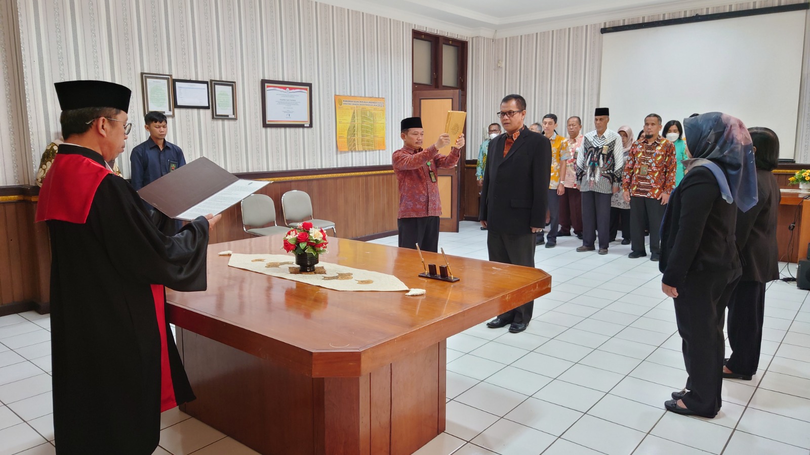 Pelantikan dan Pengambilan Sumpah Panitera Pengganti Pengadilan Negeri Yogyakarta