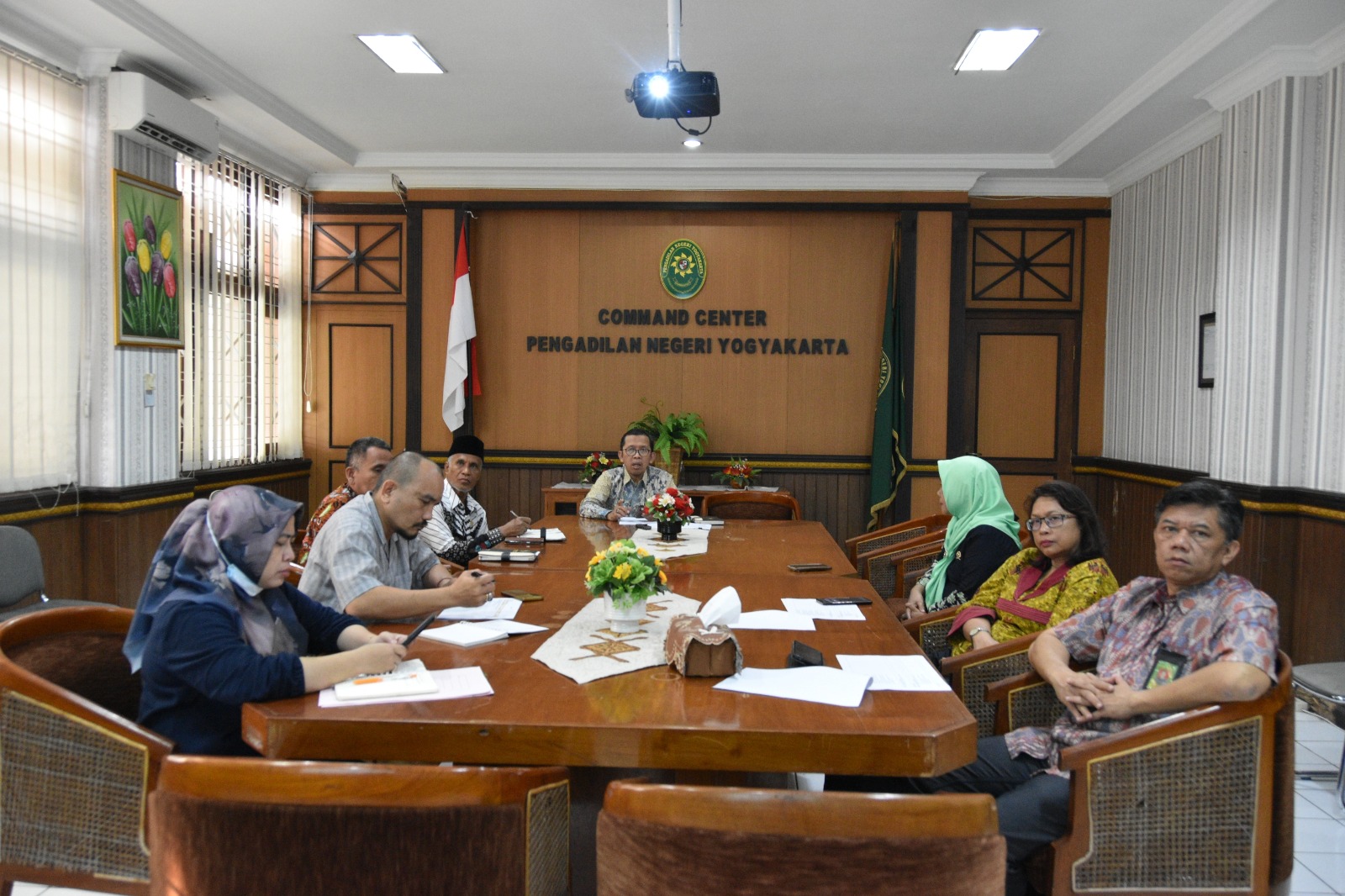 Rapat Monitoring dan Evaluasi Mediasi Pengadilan Negeri Yogyakarta