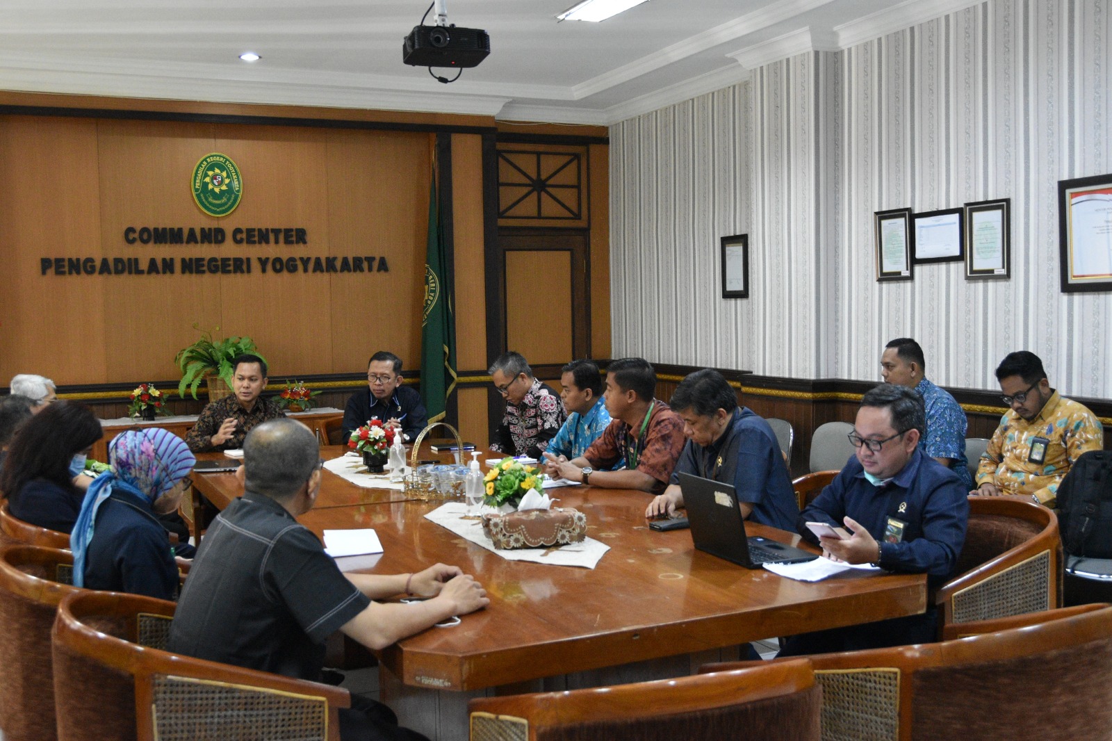 Pengadilan Negeri Yogyakarta Melaksanakan FGD dan Wawancara bersama Puslitbang Kumdil Mahkamah Agung RI