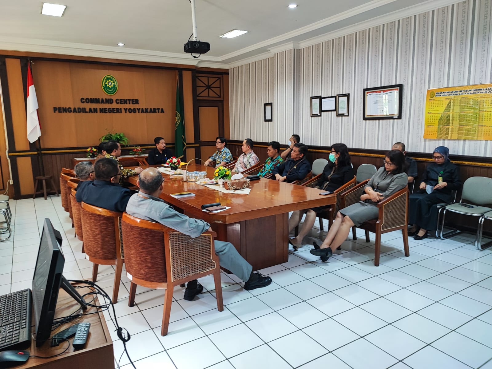 Pengadilan Negeri Yogyakarta Mendapatkan Audiensi dan Wawancara dari Badan Litbang Diklat Kumdil Mahkamah Agung RI