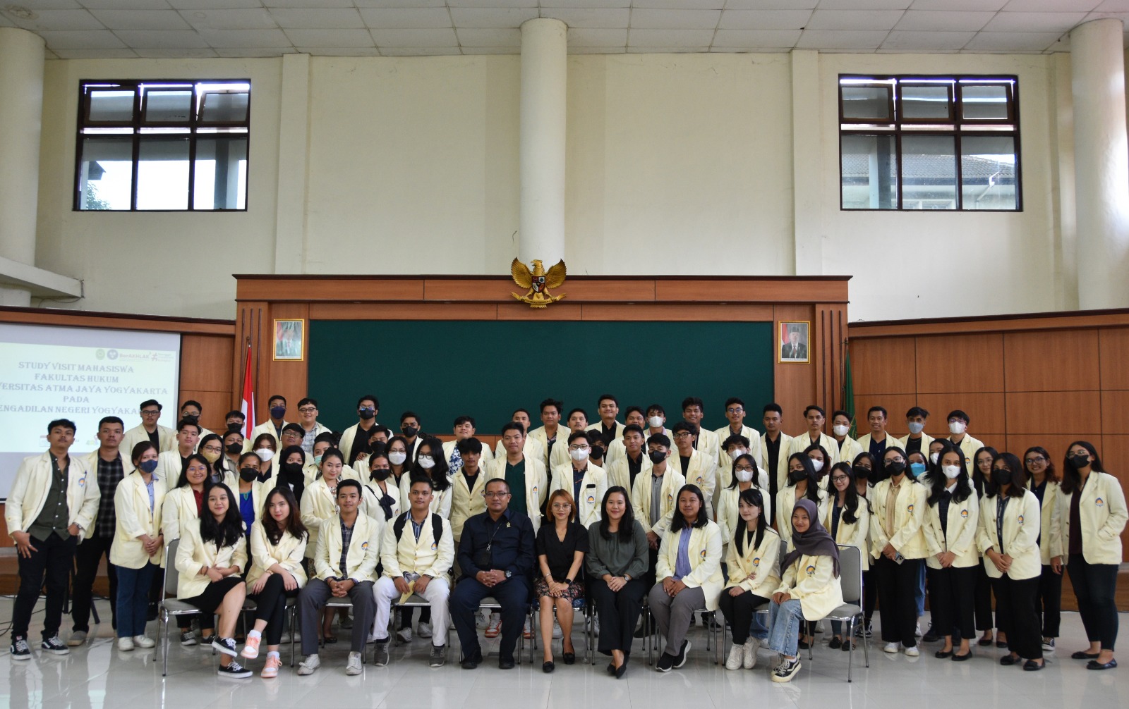 Study Visit Mahasiswa FH Universitas Atma Jaya Yogyakarta di Pengadilan Negeri Yogyakarta