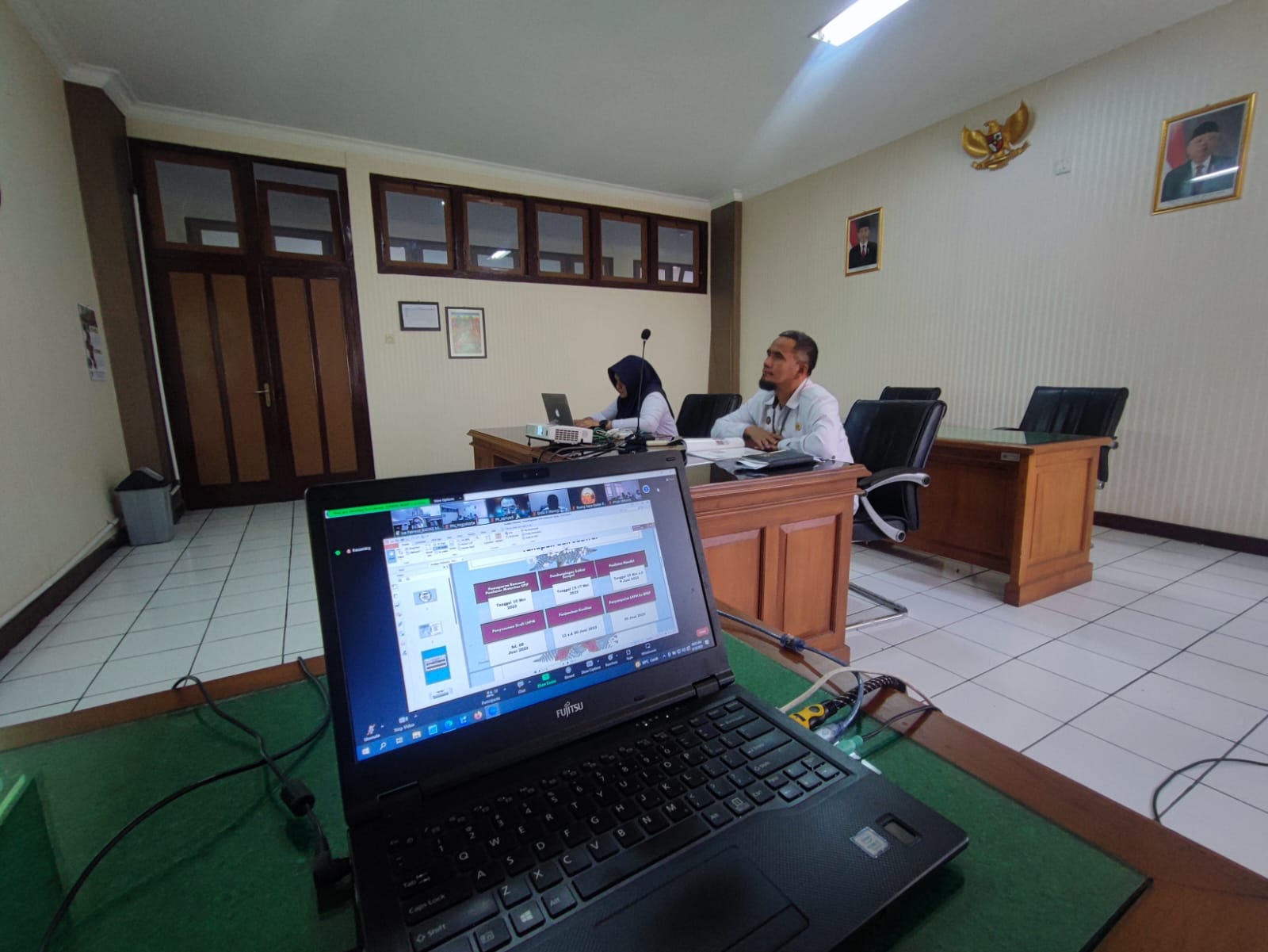 Sekretaris Pengadilan Negeri Yogyakarta Mengikuti Entry Meeting SPIP