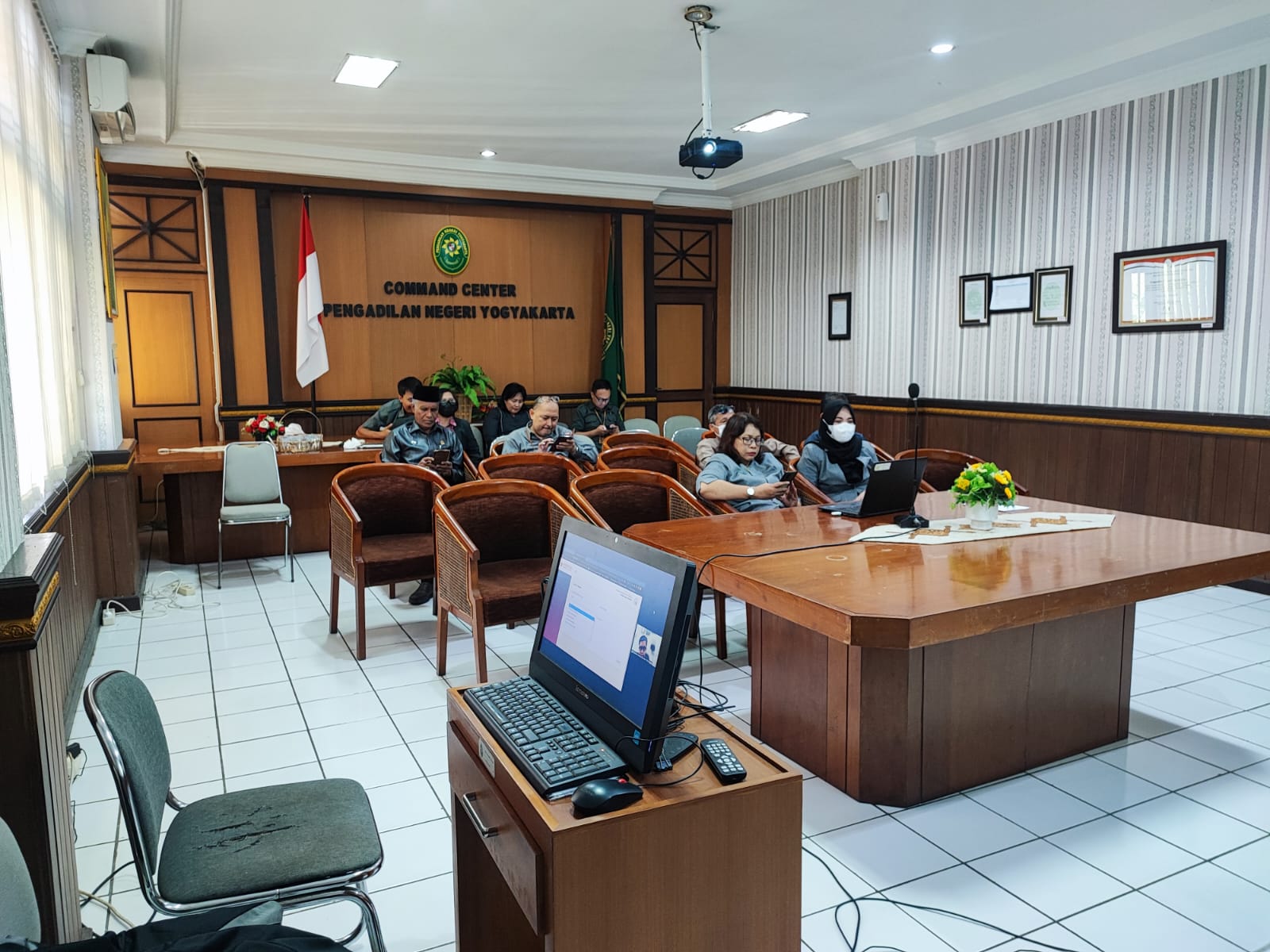 Pengadilan Negeri Yogyakarta Mengikuti Sosialisasi Pembaruan Aplikasi e-Berpadu versi 3.0.0 Hari Kedua