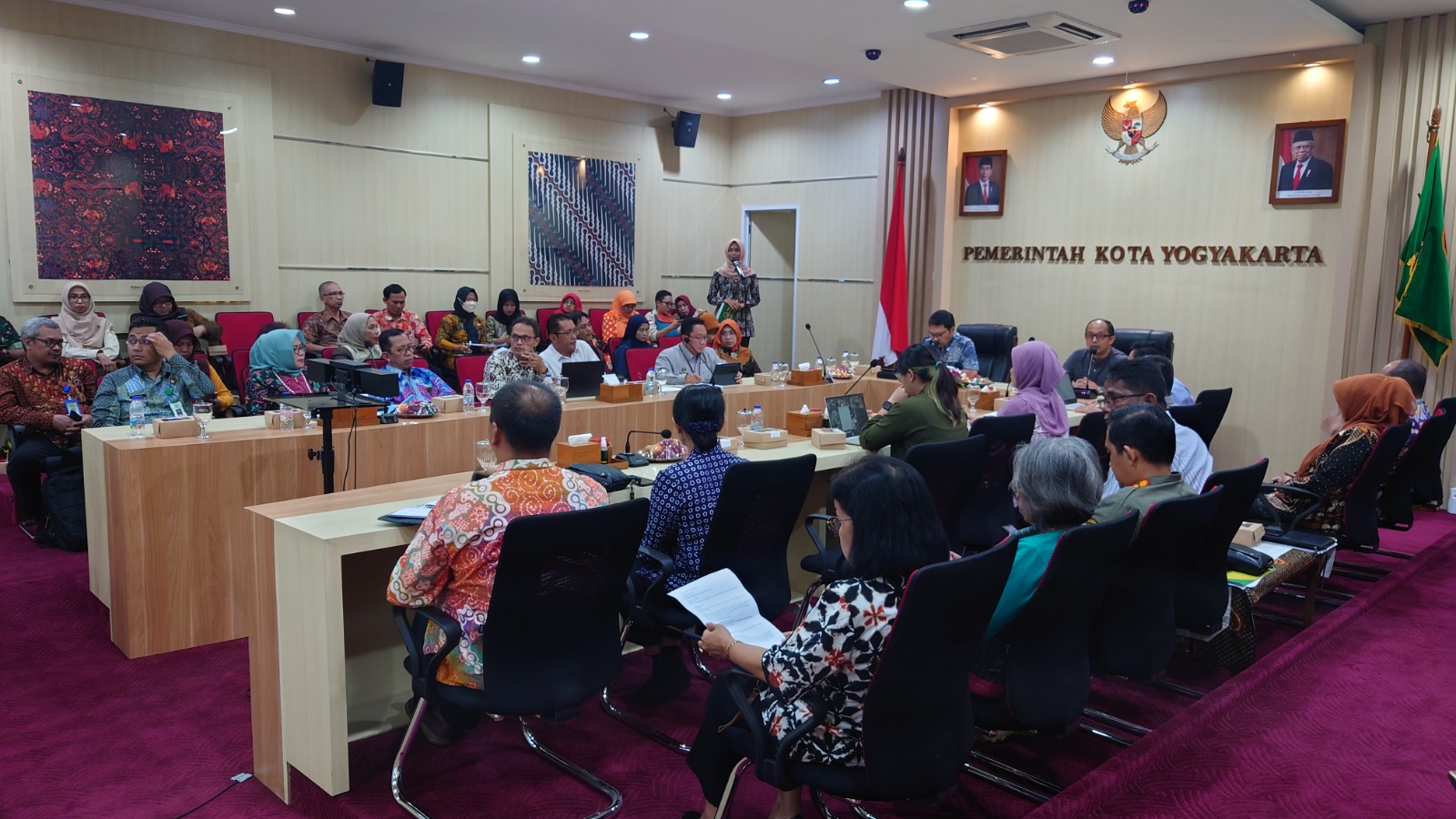 Ketua Pengadilan Negeri Yogyakarta Menghadiri Rapat Pertemuan Tim Evaluasi Lapangan Evaluasi Kota Layak Anak Tahun 2023