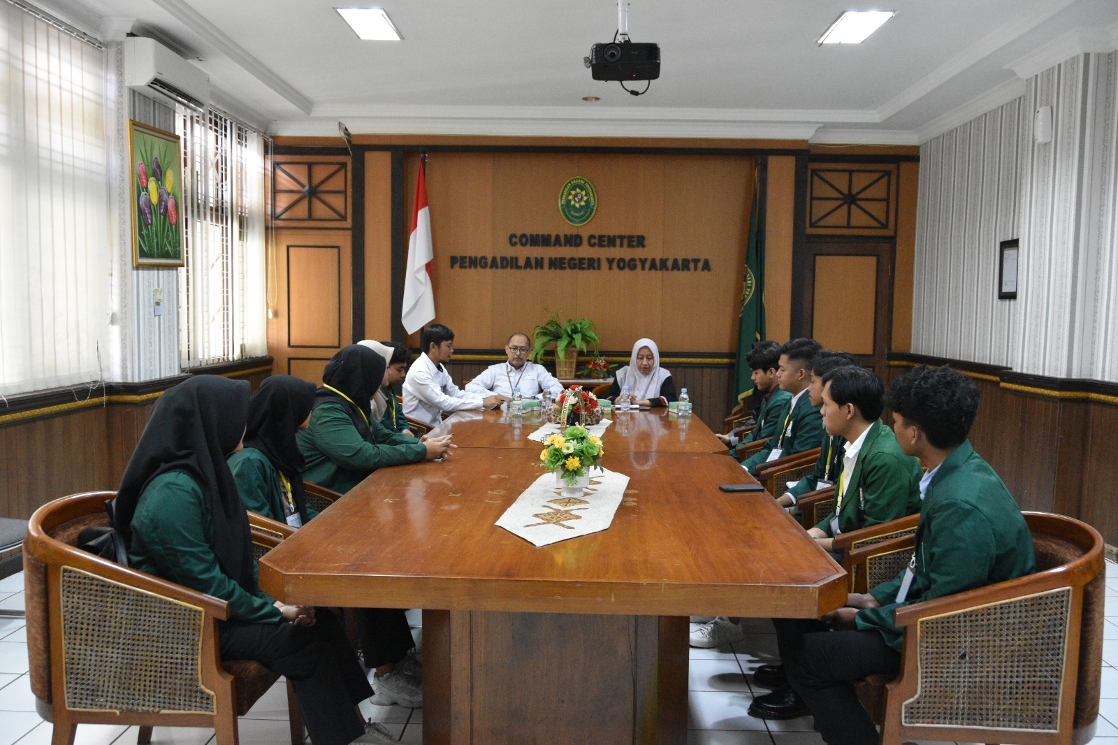 Penerimaan Mahasiswa Magang Fakultas Syariah dan Hukum UIN Sunan Kalijaga Yogyakarta di Pengadilan Negeri Yogyakarta