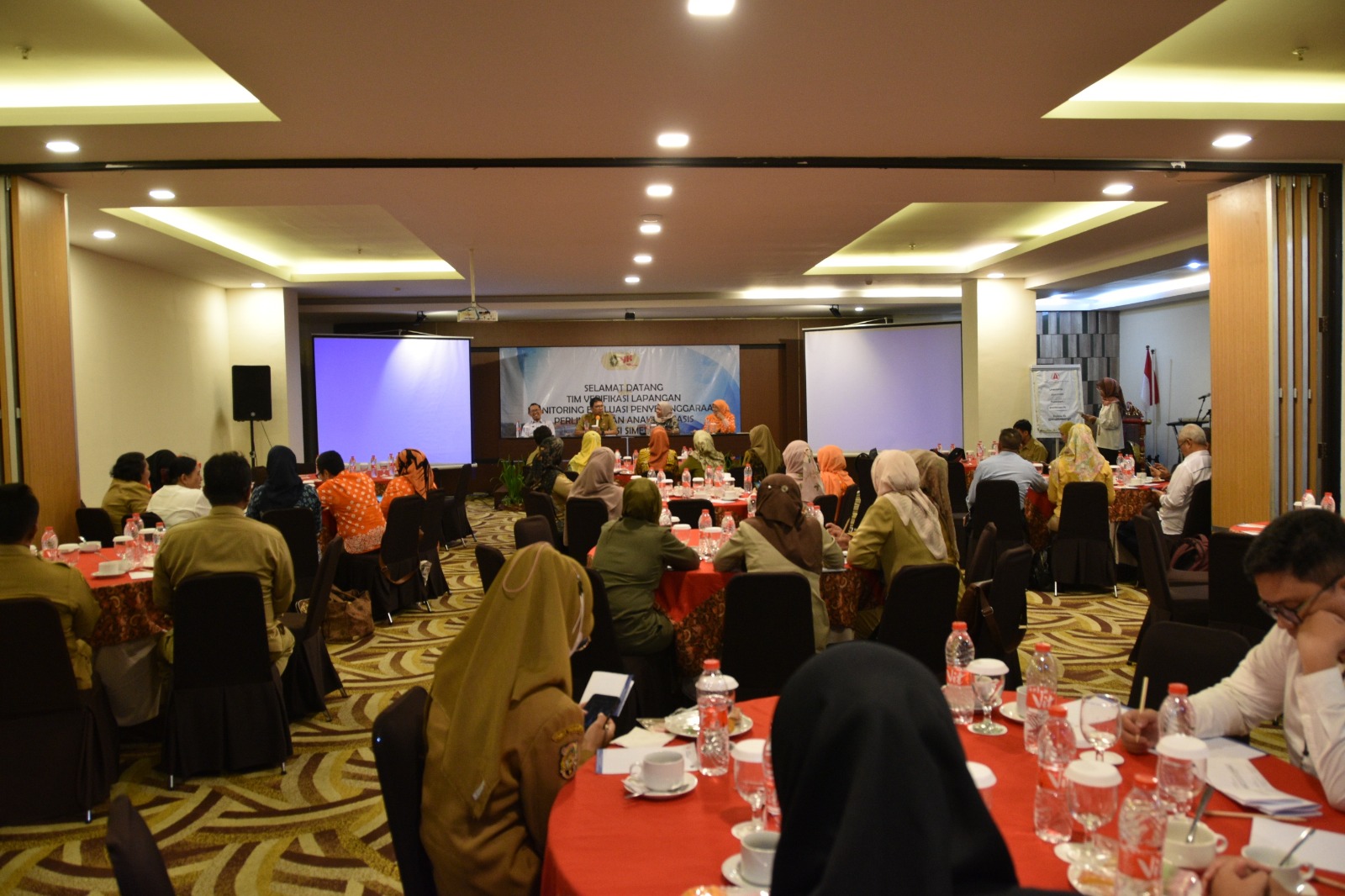 Ketua Pengadilan Negeri Yogyakarta Menghadiri Penerimaan dan Dialog Tim Verifikasi Lapangan SIMEP PA Tahun 2023