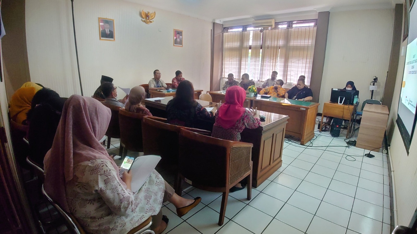 Rapat Monev TLHP Bidang Kepaniteraan, Kesekretariatan dan Kedisiplinan Pengadilan Negeri Yogyakarta