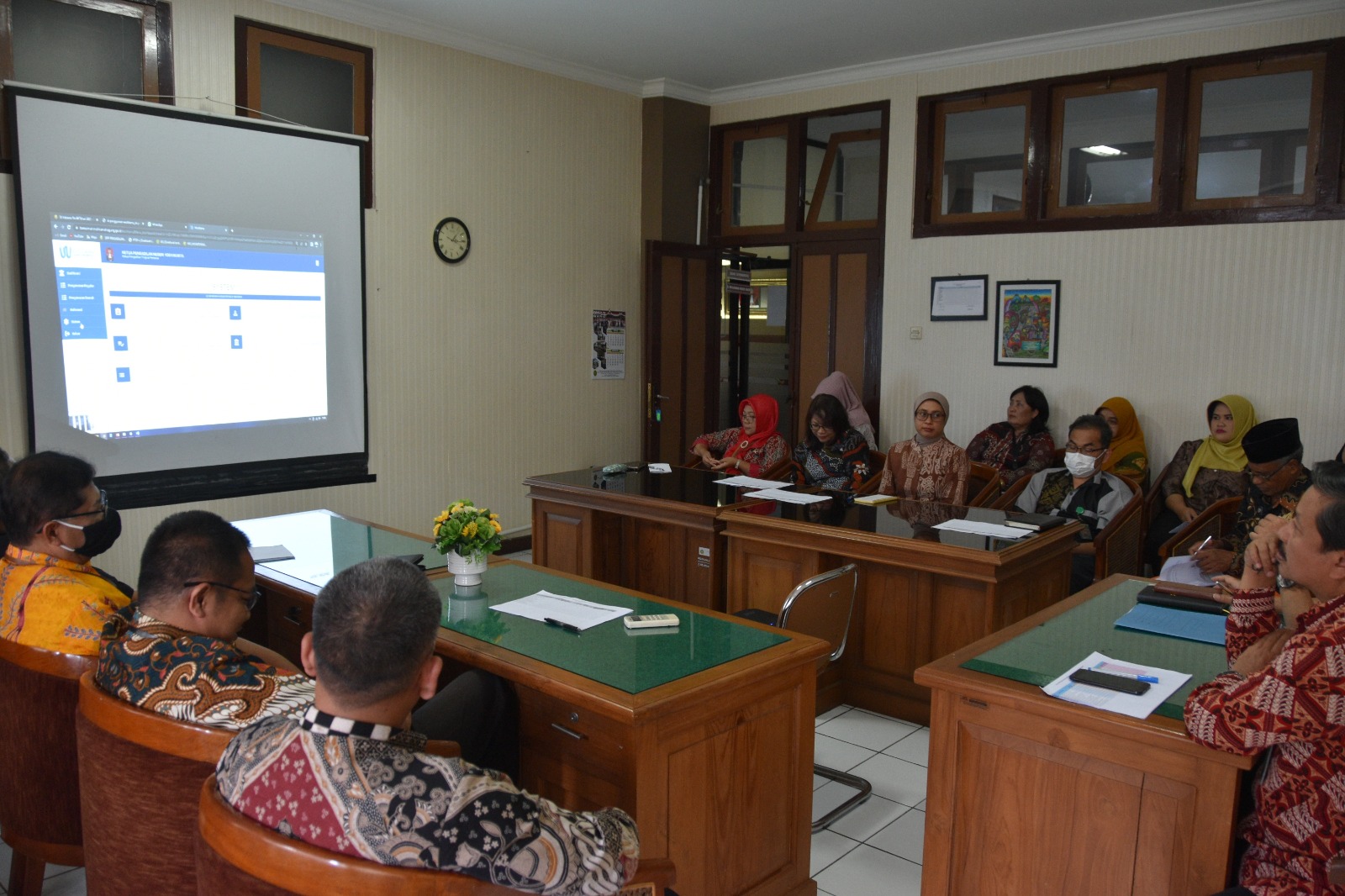 Rapat Monev TLHP Bidang Kepaniteraan, Kesekretariatan dan Kedisiplinan Pengadilan Negeri Yogyakarta