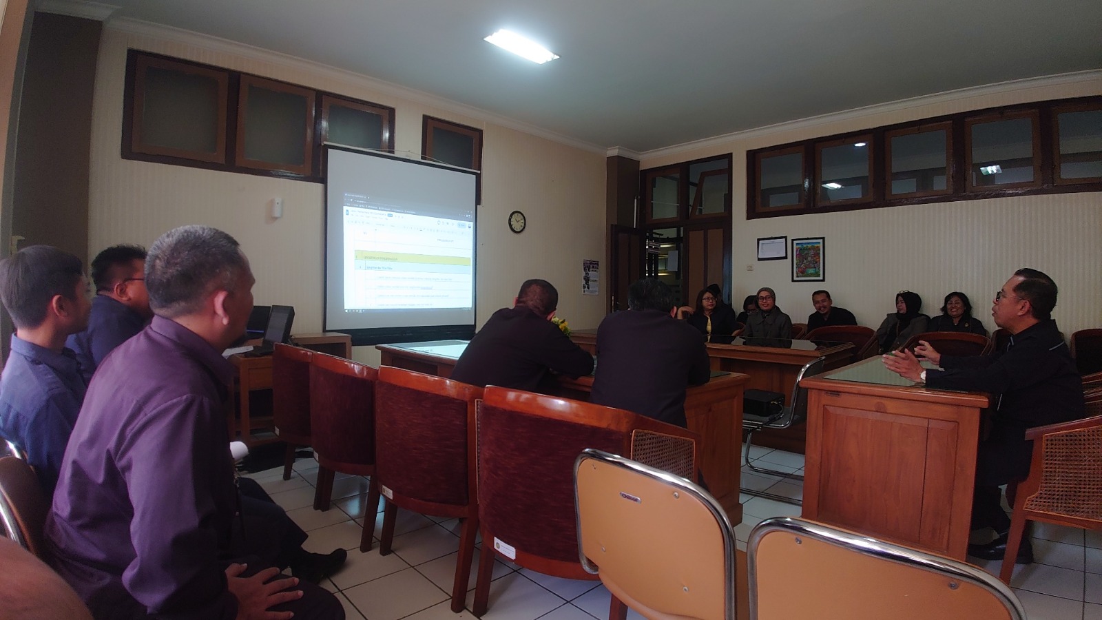 Rapat Koordinasi Pengadilan Negeri Yogyakarta Terkait Pengawasan Badan Pengawasan Mahkamah Agung RI