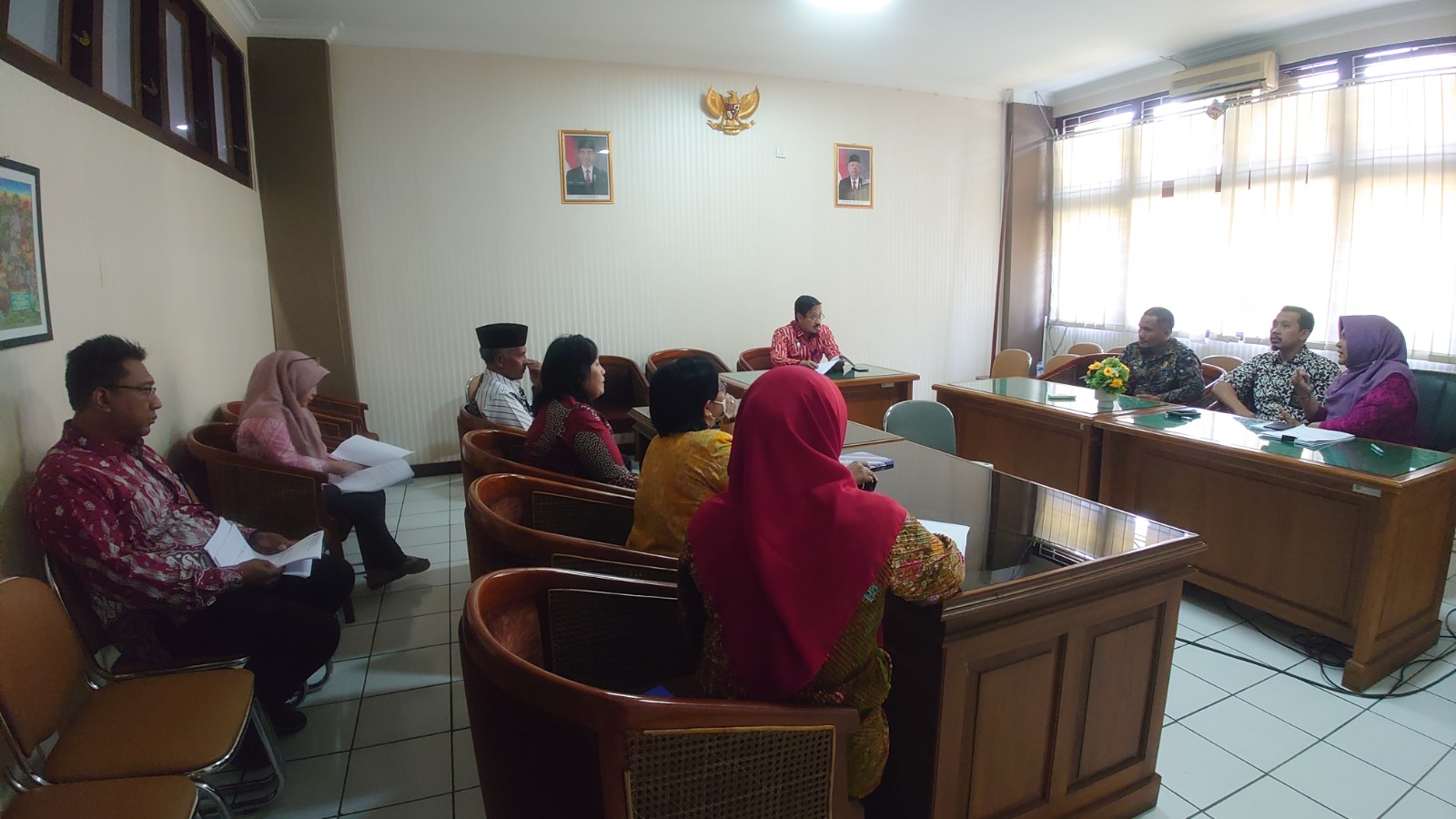 Rapat Koordinasi Pengadilan Negeri Yogyakarta tentang Pengisian Kuisioner Anugerah Mahkamah Agung Tahun 2023