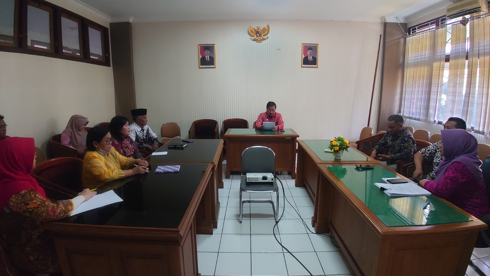 Rapat Koordinasi Pengadilan Negeri Yogyakarta tentang Pengisian Kuisioner Anugerah Mahkamah Agung Tahun 2023