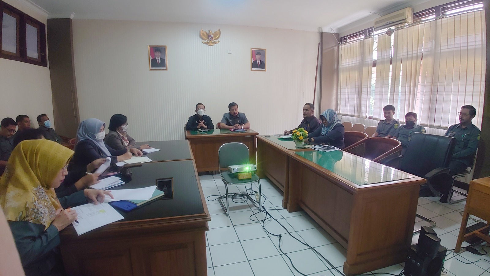 Rapat Review Kinerja Bulan Juli 2023 dan Rapat Penyelesaian Administrasi Eksekusi Pengadilan Negeri Yogyakarta