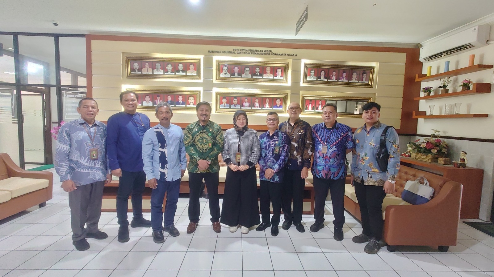 Pengadilan Negeri Yogyakarta Mendapatkan Audiensi, Wawancara dan Pengumpulan Data oleh Badan Litbang Diklat Hukum dan Peradilan Mahkamah Agung RI