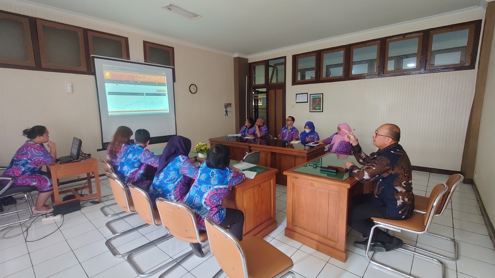 Rapat Monitoring dan Evaluasi SIPP Pengadilan Negeri Yogyakarta
