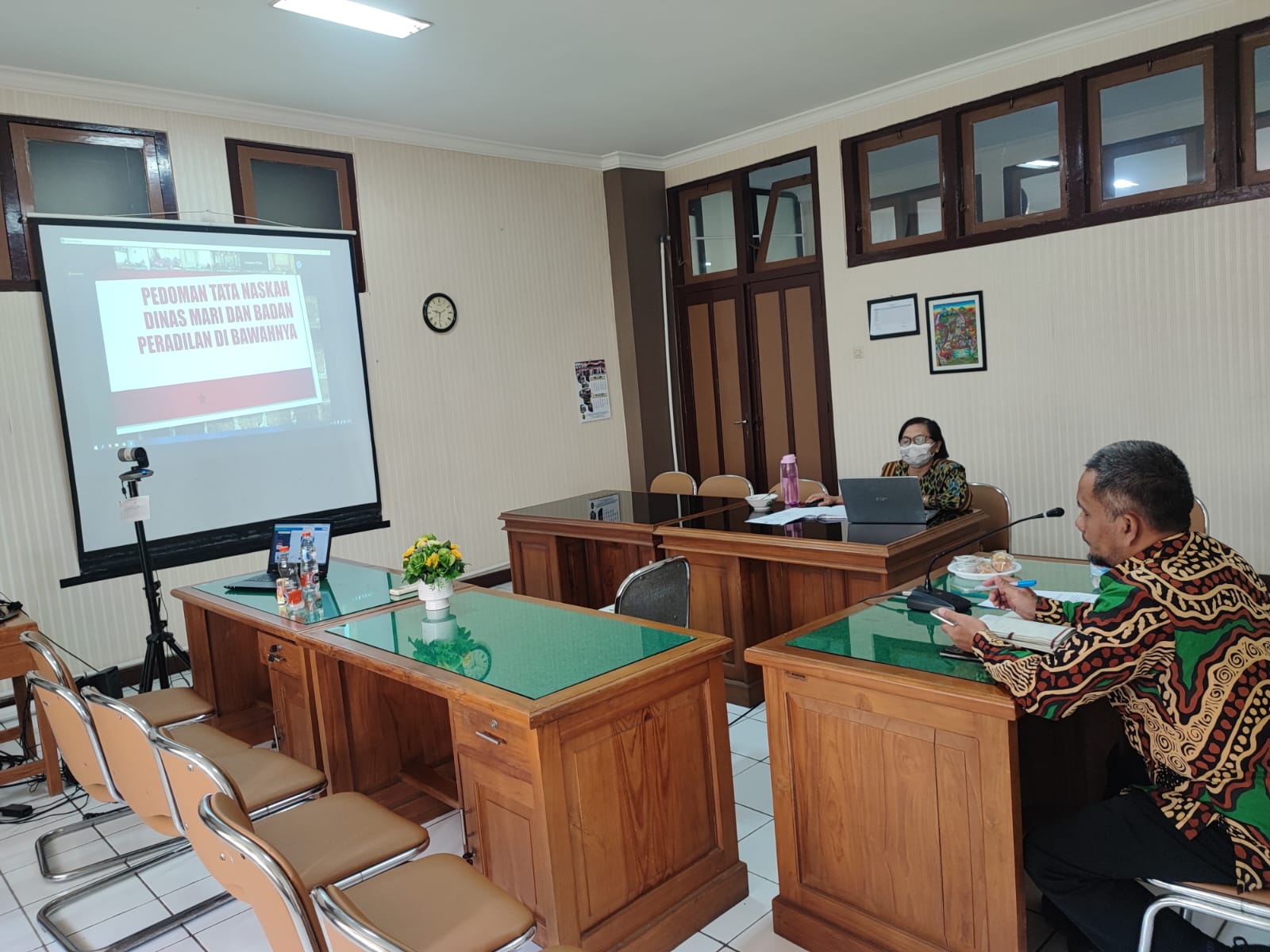 Pengadilan Negeri Yogyakarta Mengikuti Sosialisasi SK Ketua Mahkamah Agung: Tata Naskah Dinas di Lingkungan Mahkamah Agung dan Peradilan yang Berada di Bawahnya