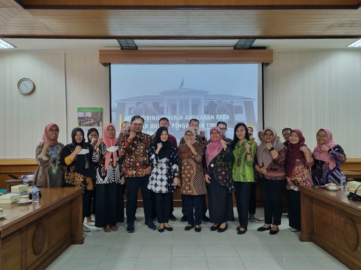 Pengadilan Negeri Yogyakarta Mengikuti Monev Kinerja Anggaran Semester I TA 2023