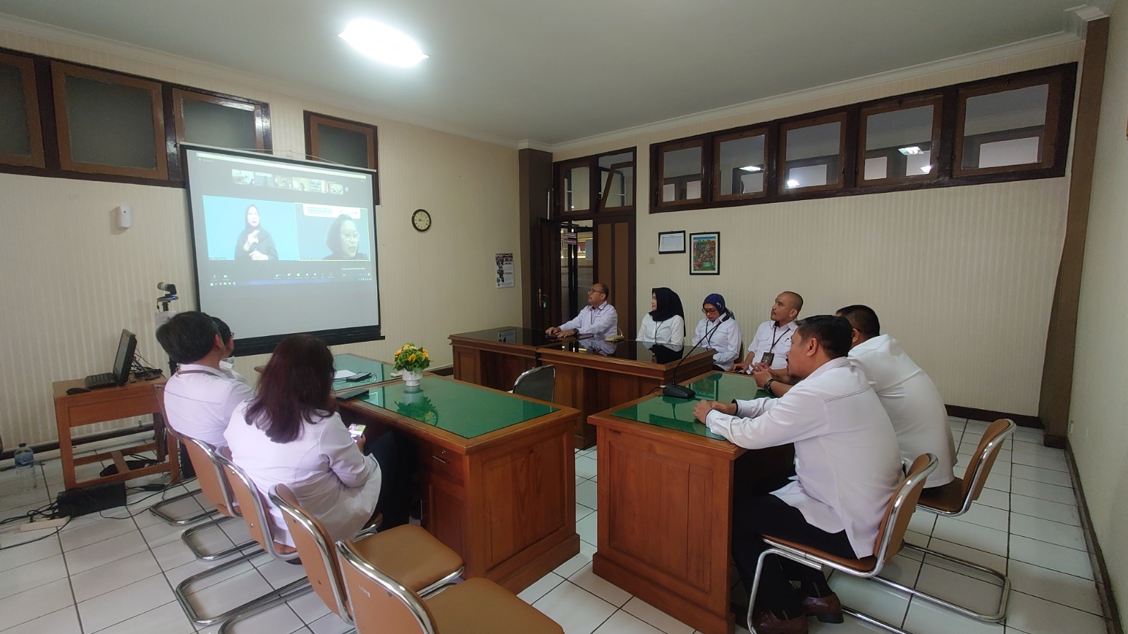 Pengadilan Negeri Yogyakarta Mengikuti Webinar Pemantauan Pengadilan Tahun 2022 bersama SAPDA