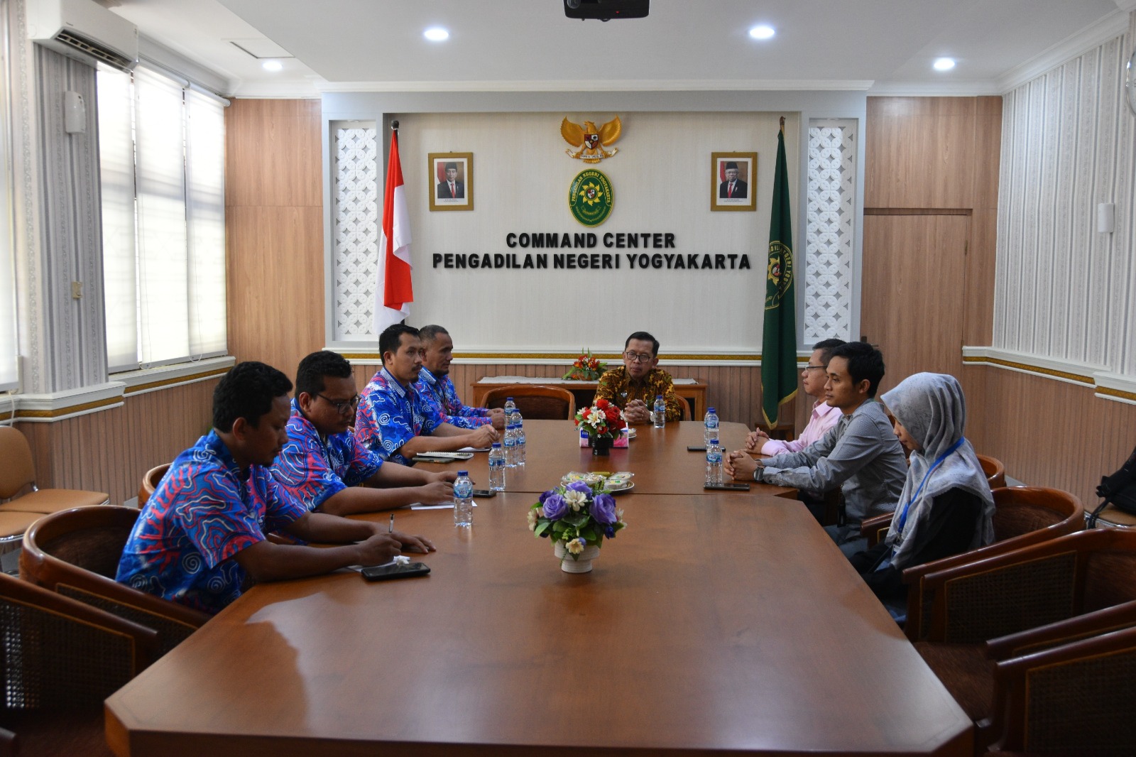 Pengadilan Negeri Yogyakarta Mendapatkan Monev Kinerja Penganggaran K/L TA 2023 oleh Direktorat Jenderal Anggaran Kementerian Keuangan RI