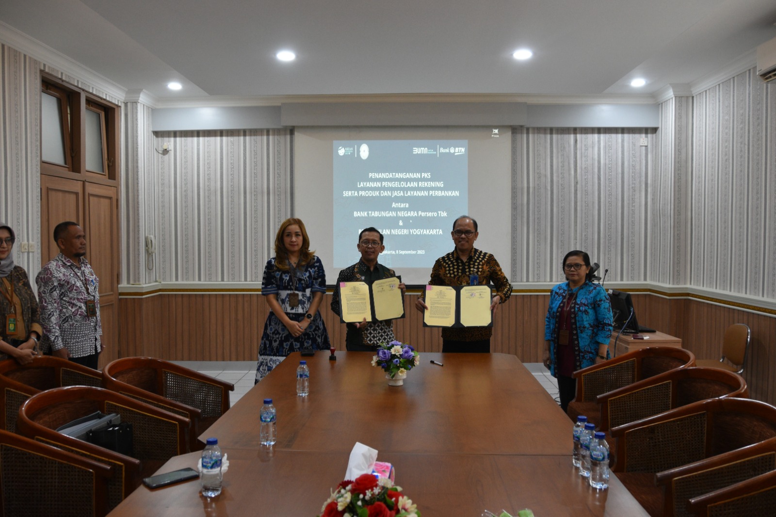 Perjanjian Kerjasama (MoU) antara Pengadilan Negeri Yogyakarta dengan Bank Tabungan Negara (BTN)