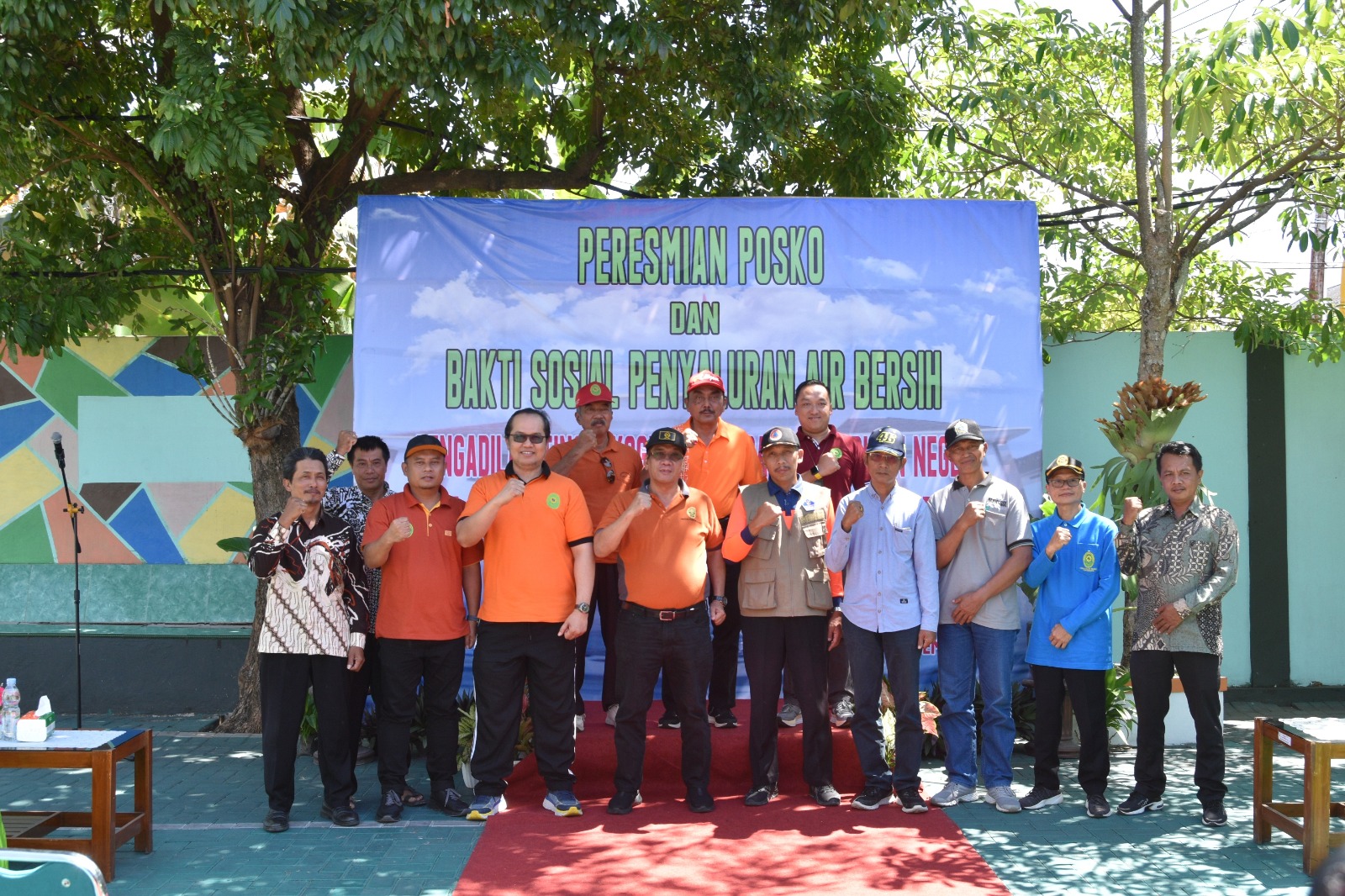 Hakim Pengadilan Negeri Yogyakarta Menghadiri Peresmian Posko dan Baksos Penyaluran Air Bersih Kabupaten Gunung Kidul