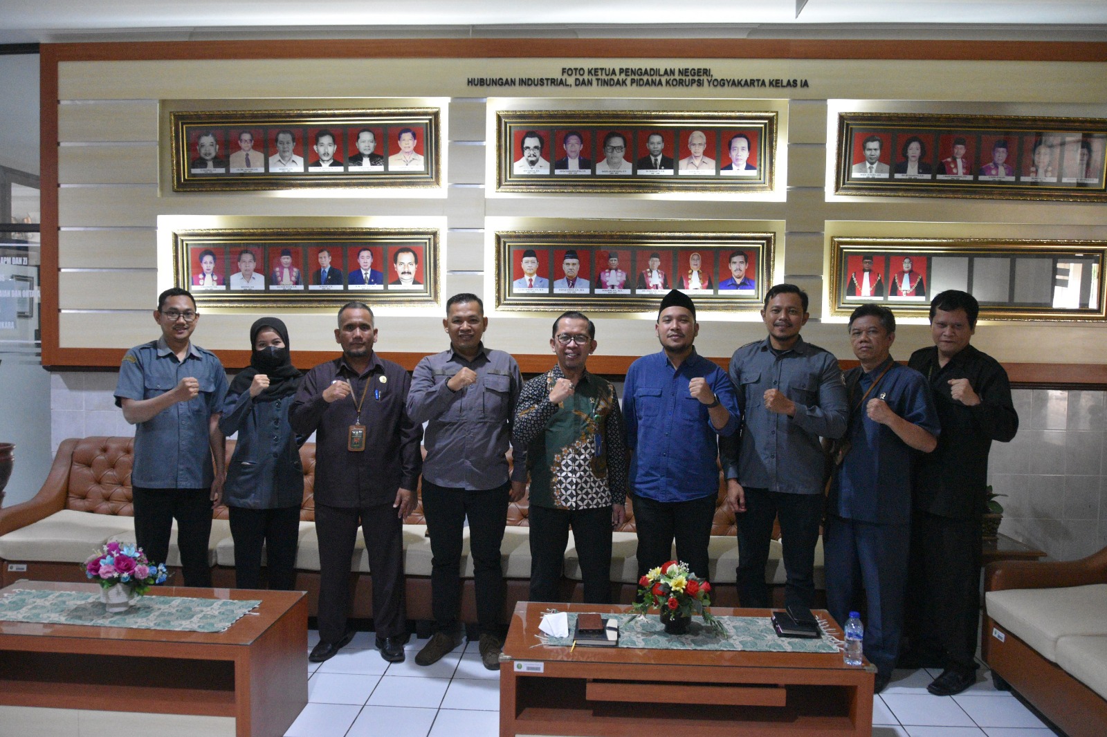Kunjungan Kerja Badan Pengawasan Pemilihan Umum Kota Yogyakarta ke Pengadilan Negeri Yogyakarta
