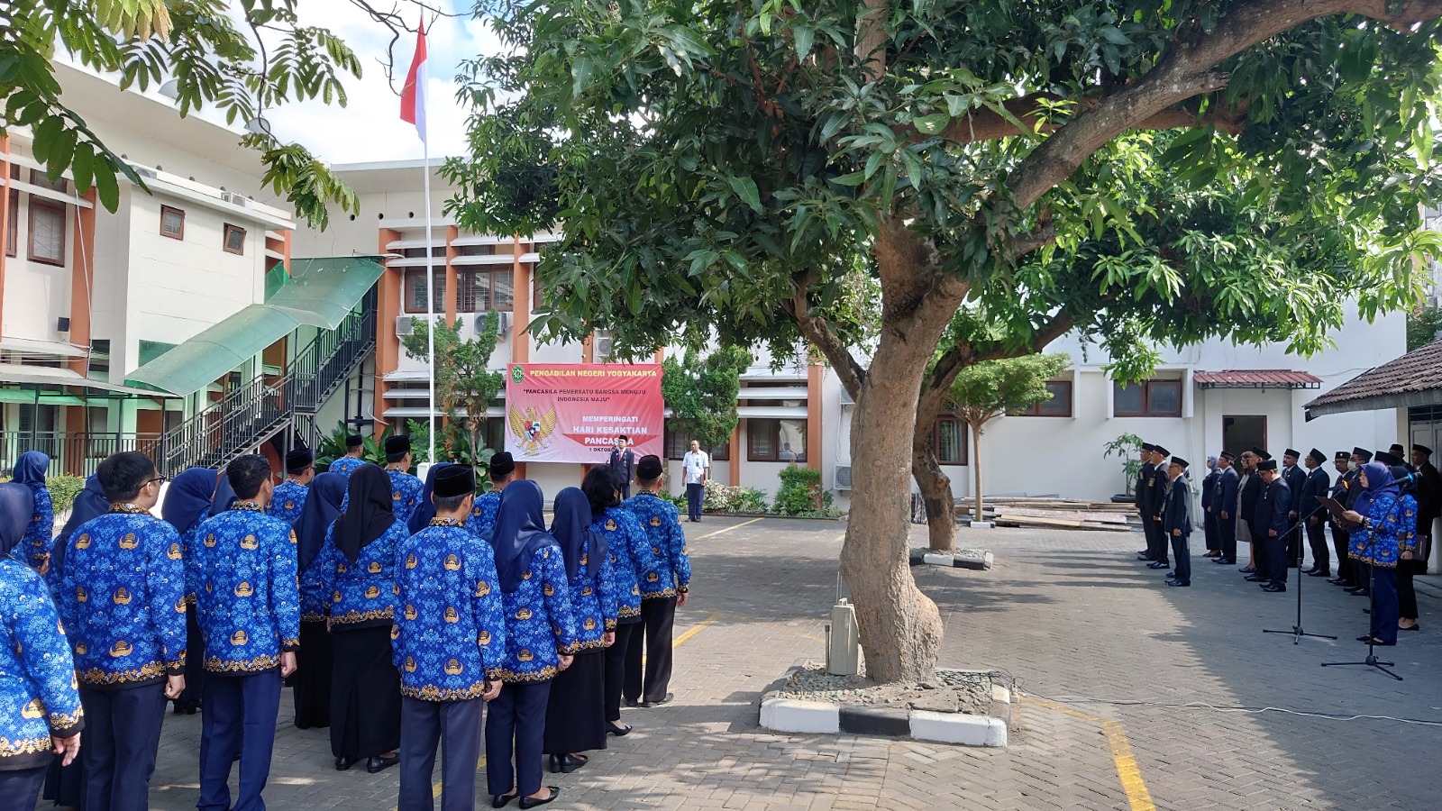 Pengadilan Negeri Yogyakarta Melaksanakan Upacara Peringatan Hari Kesaktian Pancasila Tahun 2023