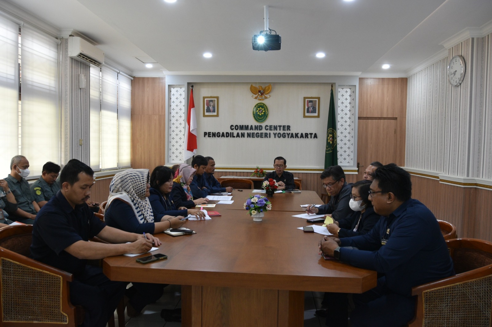 Rapat Koordinasi Evaluasi Kinerja dan Pengisian e-Kinerja Pengadilan Negeri Yogyakarta