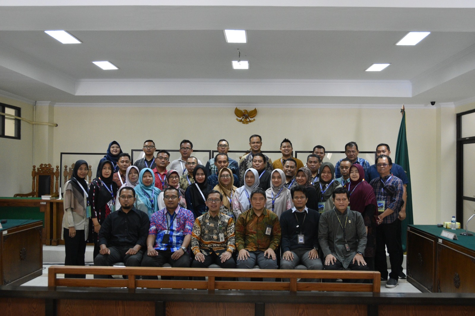 Pelaksanaan Studi Lapangan (Moot Court) Balai Diklat PKN Yogyakarta di Pengadilan Negeri Yogyakarta