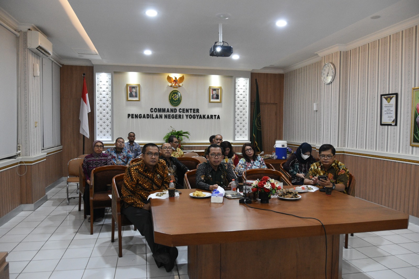 Pengadilan Negeri Yogyakarta Mengikuti Pembinaan Teknis dan Administrasi Peradilan Secara Virtual