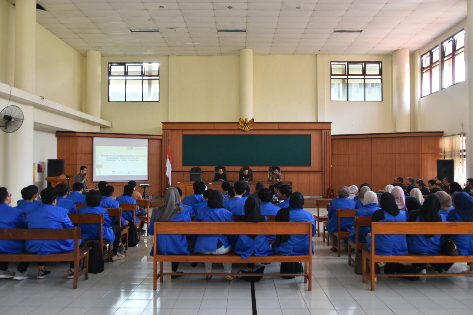 Penerimaan dan Pembekalan Kuliah Praktek Peradilan bagi Mahasiswa Fakultas Hukum UII di Pengadilan Negeri Yogyakarta