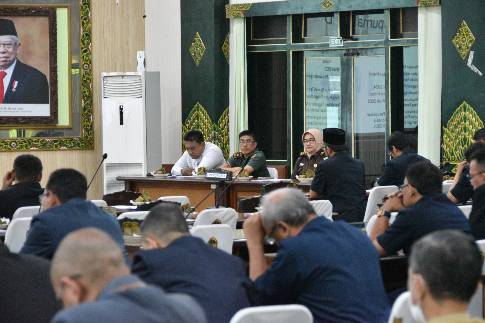 Penitera Muda Hukum Pengadilan Negeri Yogyakarta Menghadiri Rapat Paripurna DPRD Kota Yogyakarta Oktober 2023
