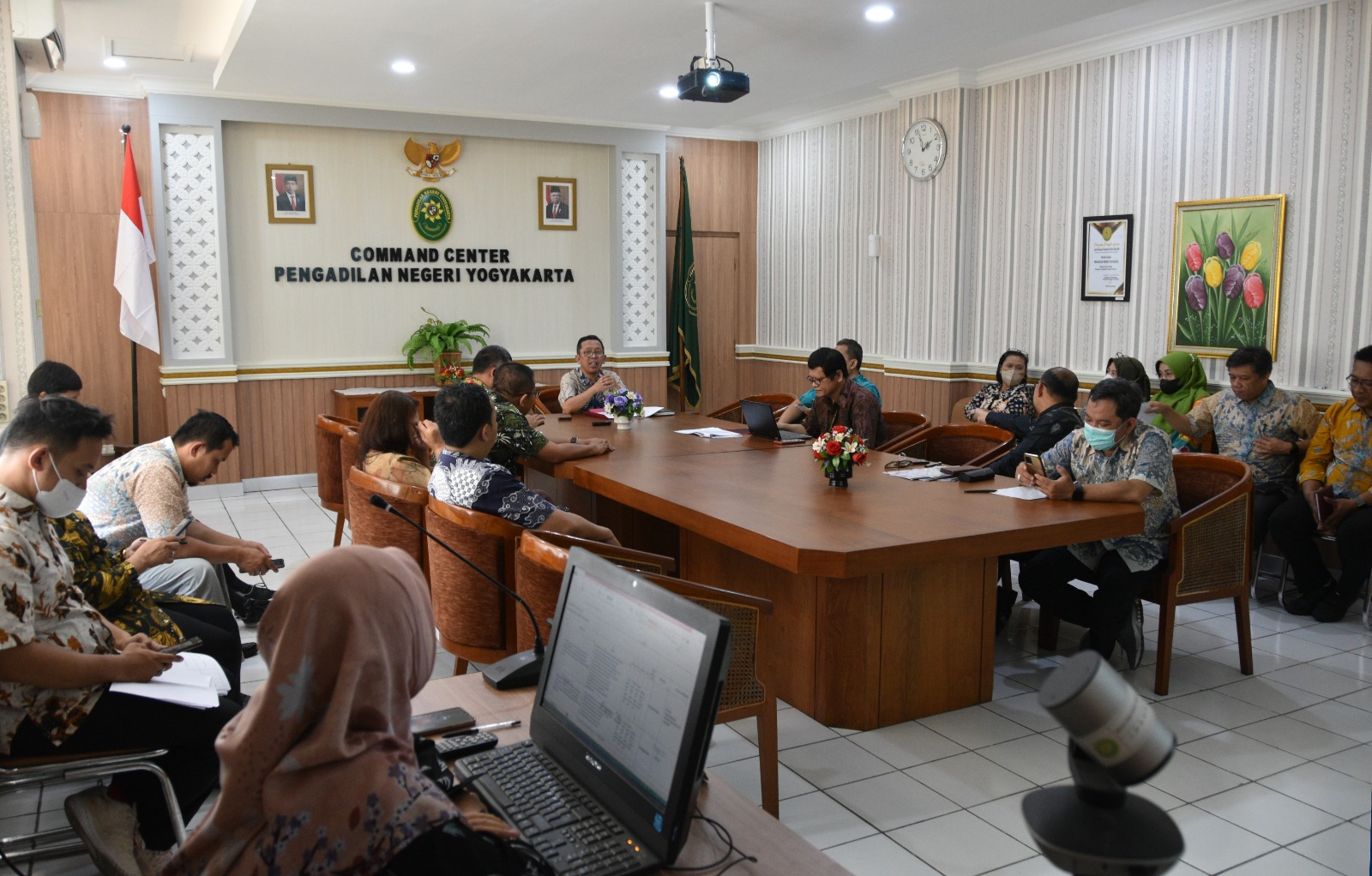 Koordinasi Persiapan Pengawasan Rutin dari Pengadilan Tinggi Yogyakarta