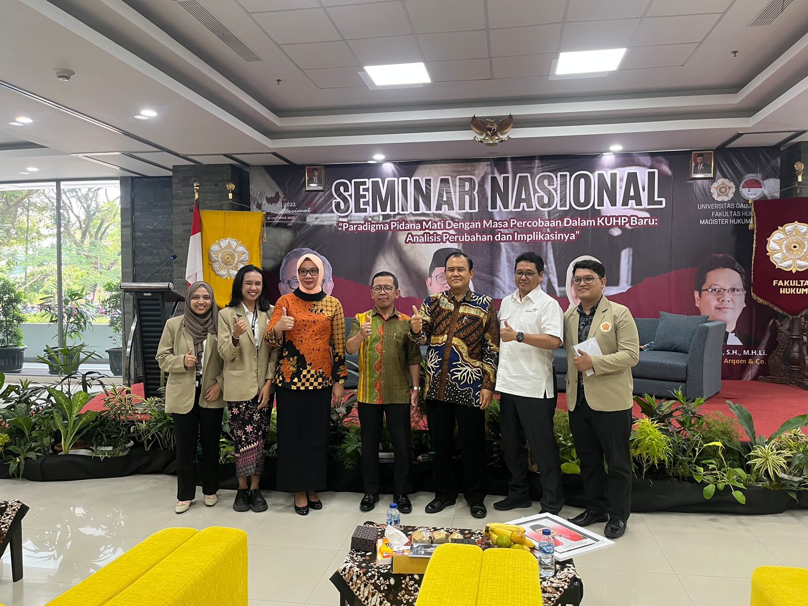 Ketua Pengadilan Negeri Yogyakarta Menghadiri Seminar Nasional KMHLi 2023/2024