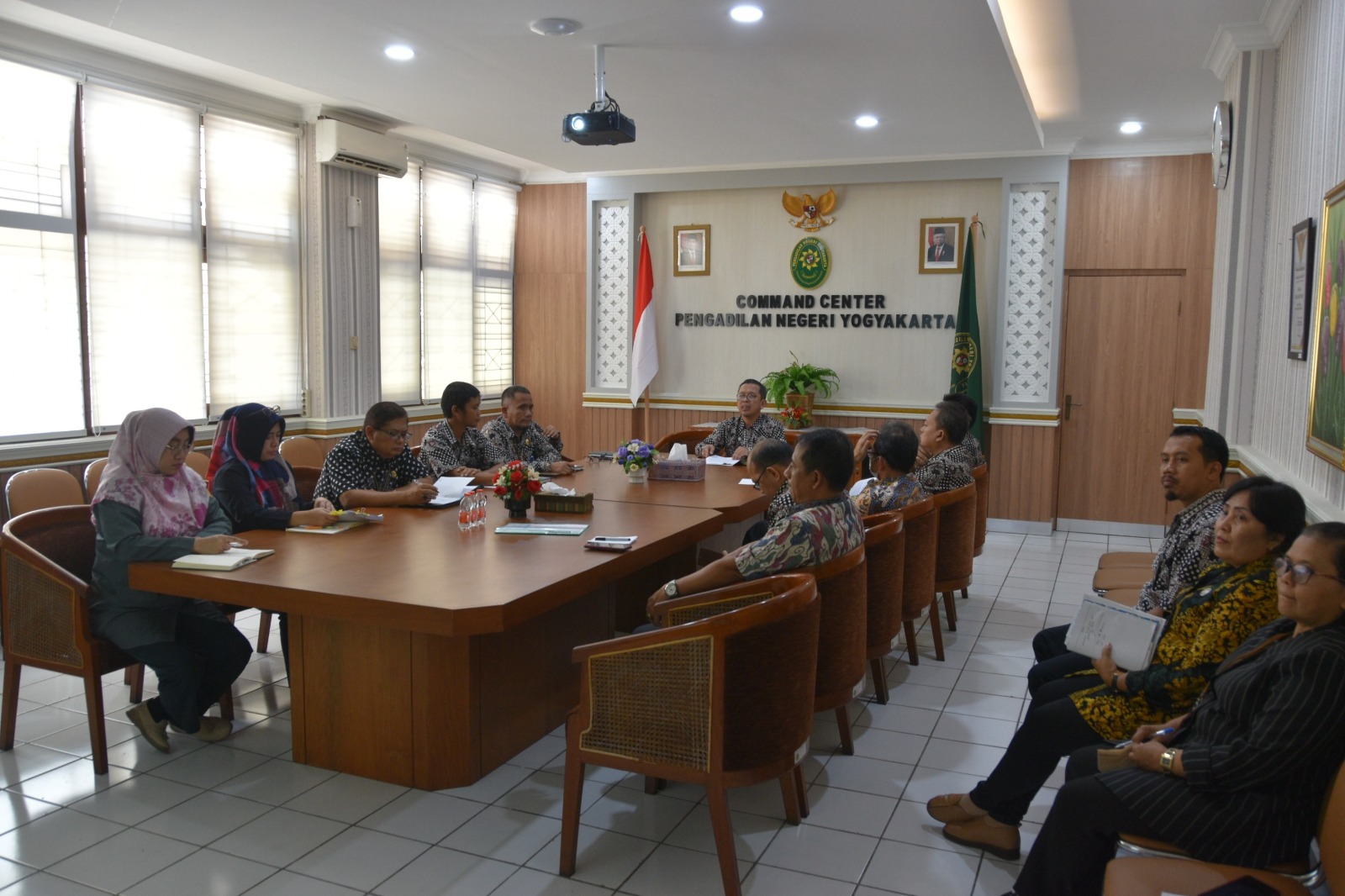 Rapat Koordinasi TLHP Daerah oleh Tim Pengadilan Tinggi Yogyakarta