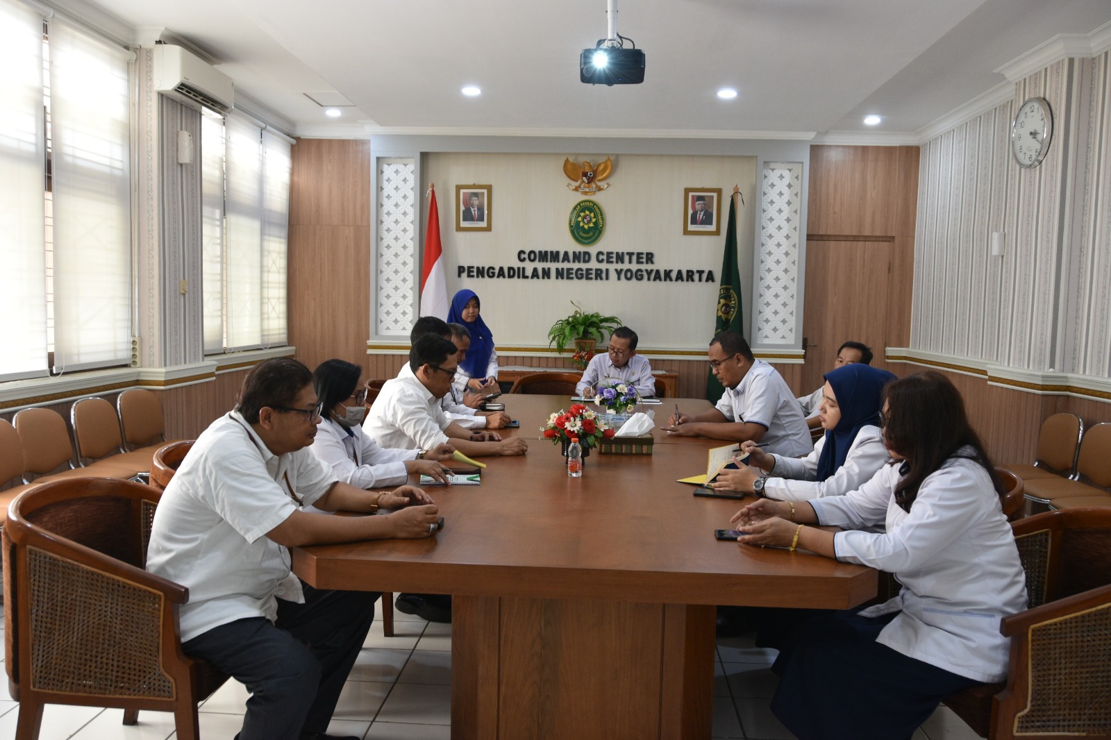 Rapat Monev Kedisiplinan Triwulan III Tahun 2023 Pengadilan Negeri Yogyakarta