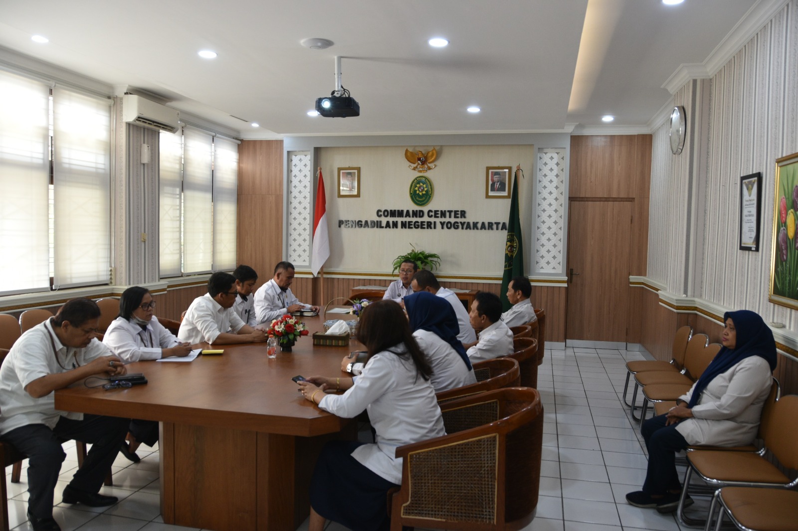 Rapat Monev Kedisiplinan Triwulan III Tahun 2023 Pengadilan Negeri Yogyakarta