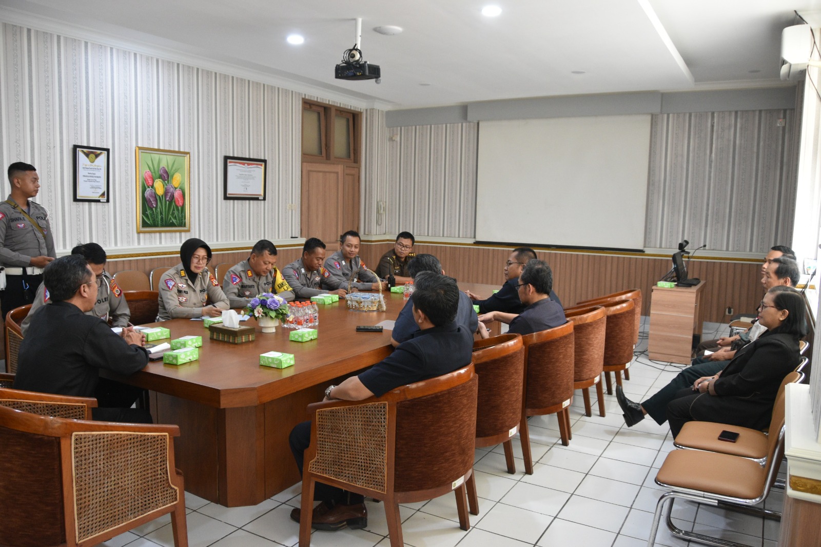 Pengadilan Negeri Yogyakarta Mengadakan Rapat Koordinasi Terkait Sidang Lalu Lintas dan Angkutan Jalan