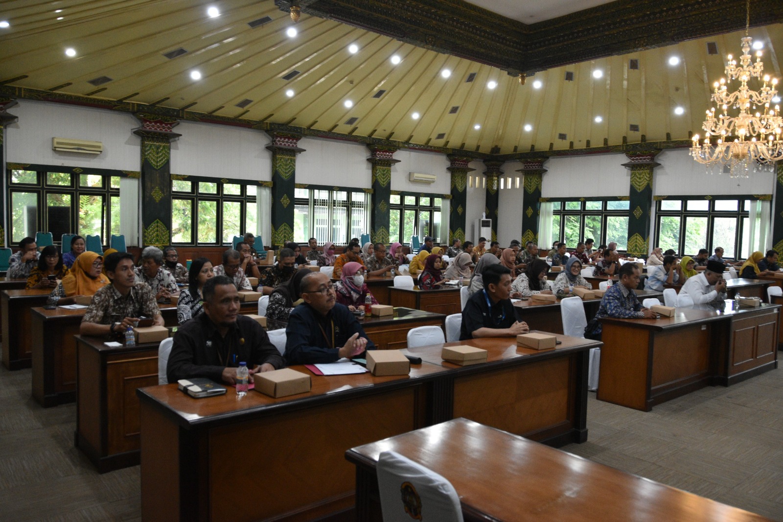 Pengadilan Negeri Yogyakarta Menghadiri Rapat Koordinasi Pelayanan Kemantren dan Kelurahan di Kota Yogyakarta