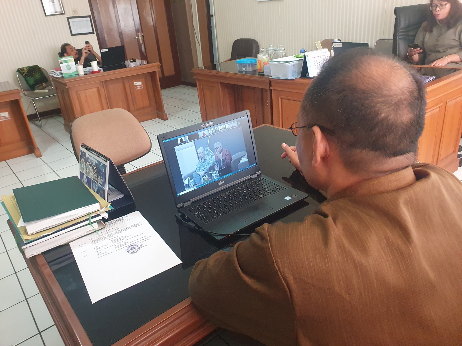 Hakim Pengadilan Negeri Yogyakarta Mengikuti Kegiatan Talk Show secara Online