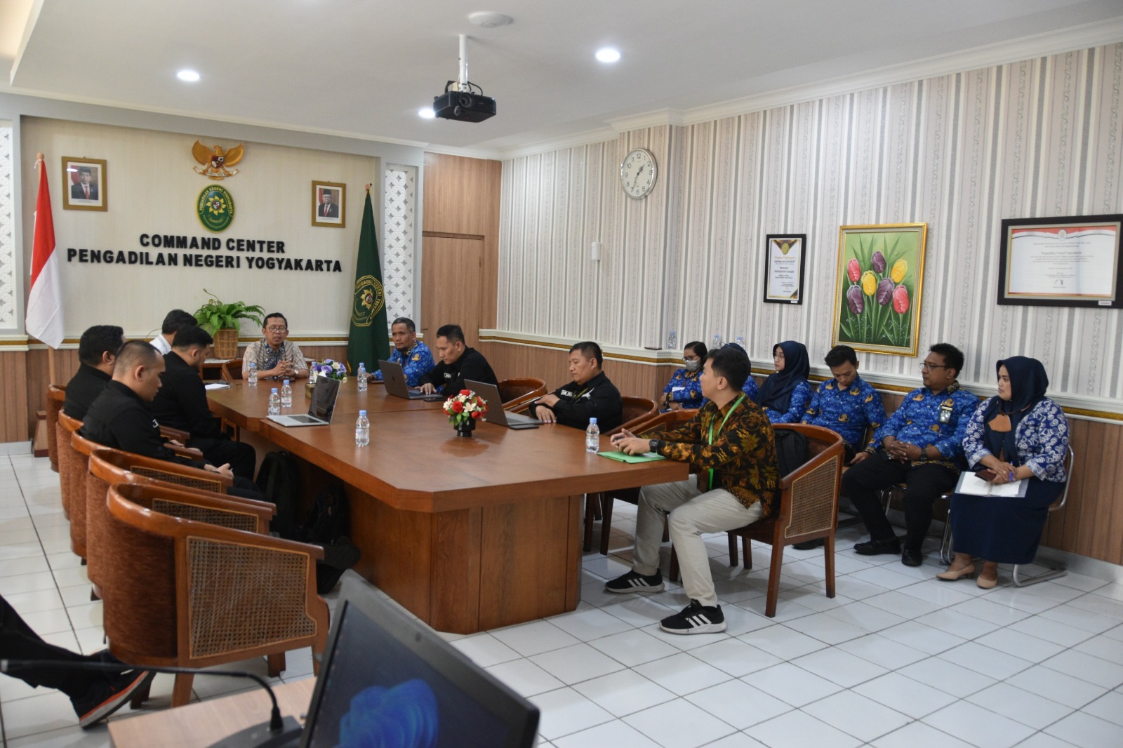 Pengadilan Negeri Yogyakarta Menerima Kunjungan Kerja Tim Development Mahkamah Agung RI
