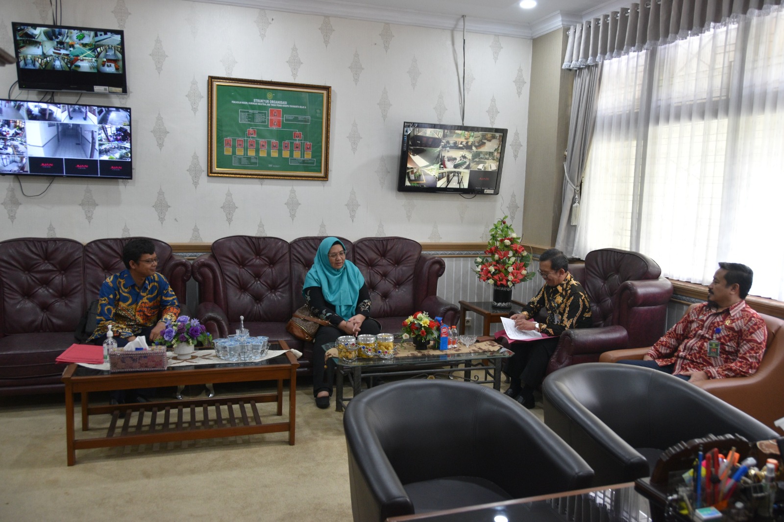 Pengadilan Negeri Yogyakarta Mendapatkan Monev Implementasi Register Elektronik dan Pelaporan Elektronik oleh Direktorat Jenderal Badan Peradilan Umum