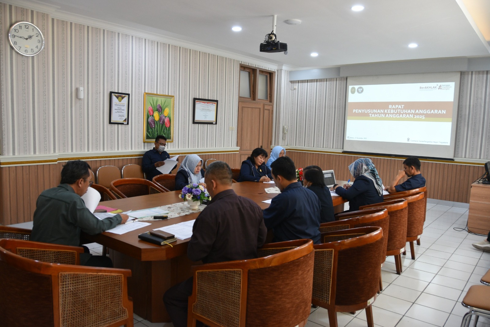 Rapat Penyusunan Kebutuhan Anggaran T.A. 2025 Pengadilan Negeri Yogyakarta