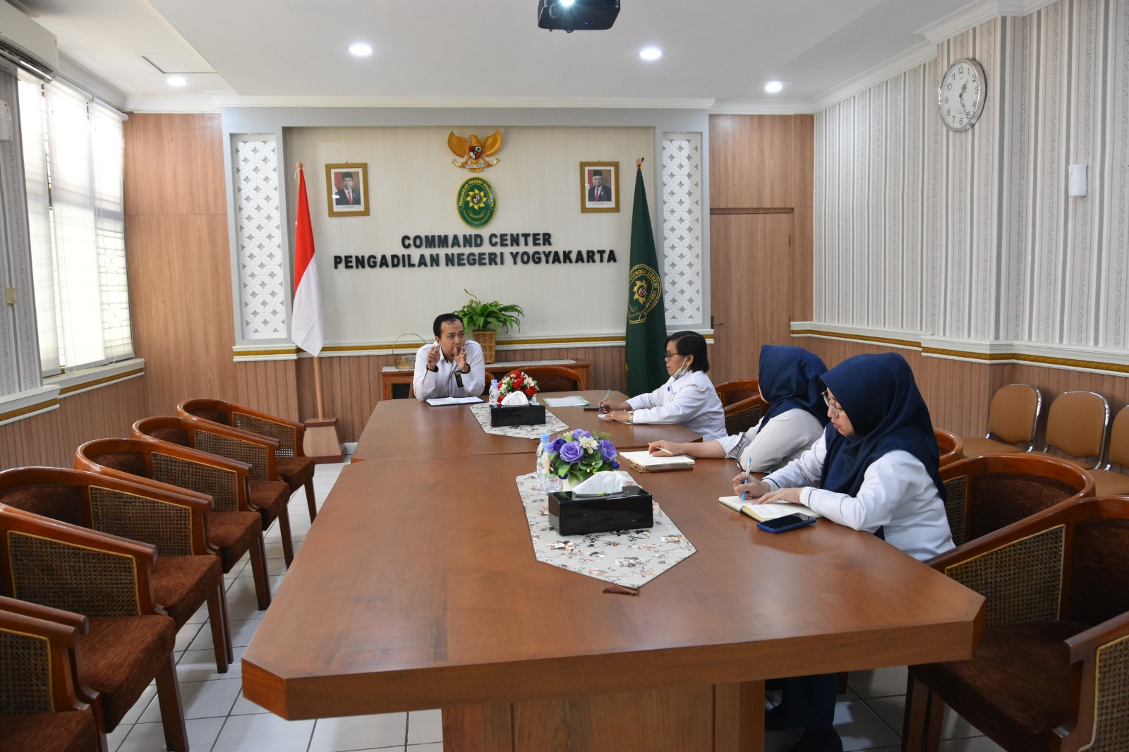 Rapat Monev Implementasi SIPP Bulan November 2023 Pengadilan Negeri Yogyakarta