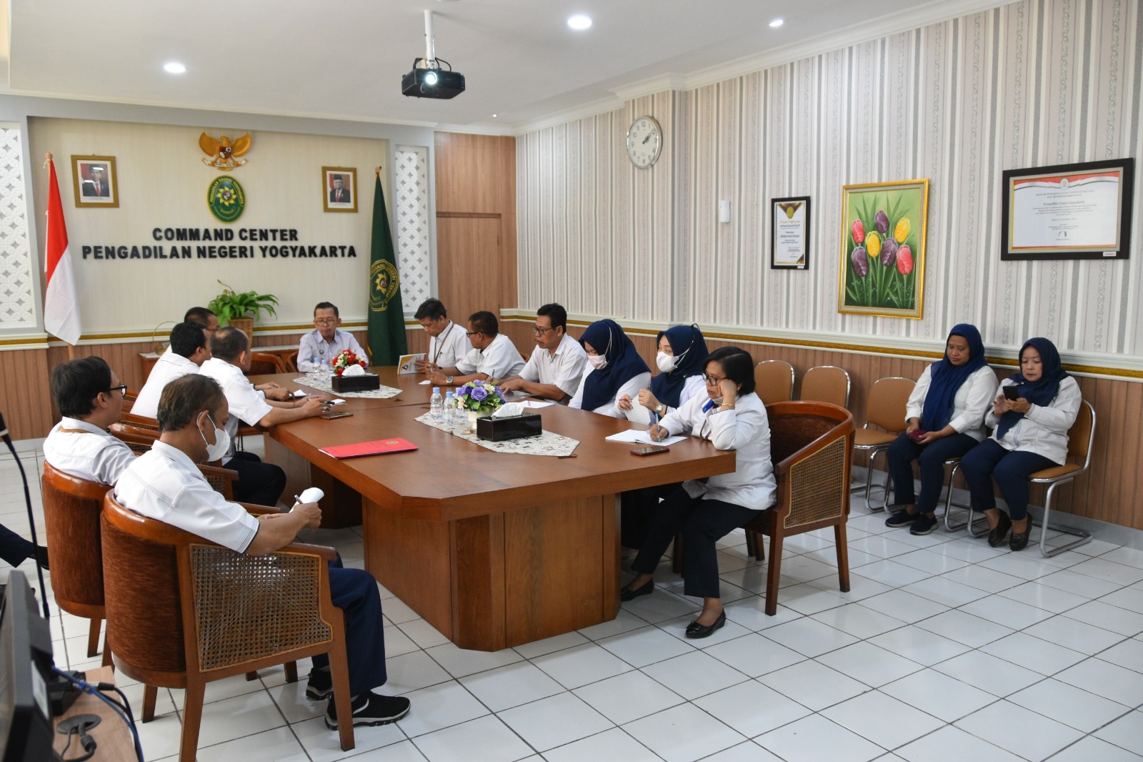 Rapat Koordinasi Monev Pelatihan SPPA  Pengadilan Negeri Yogyakarta